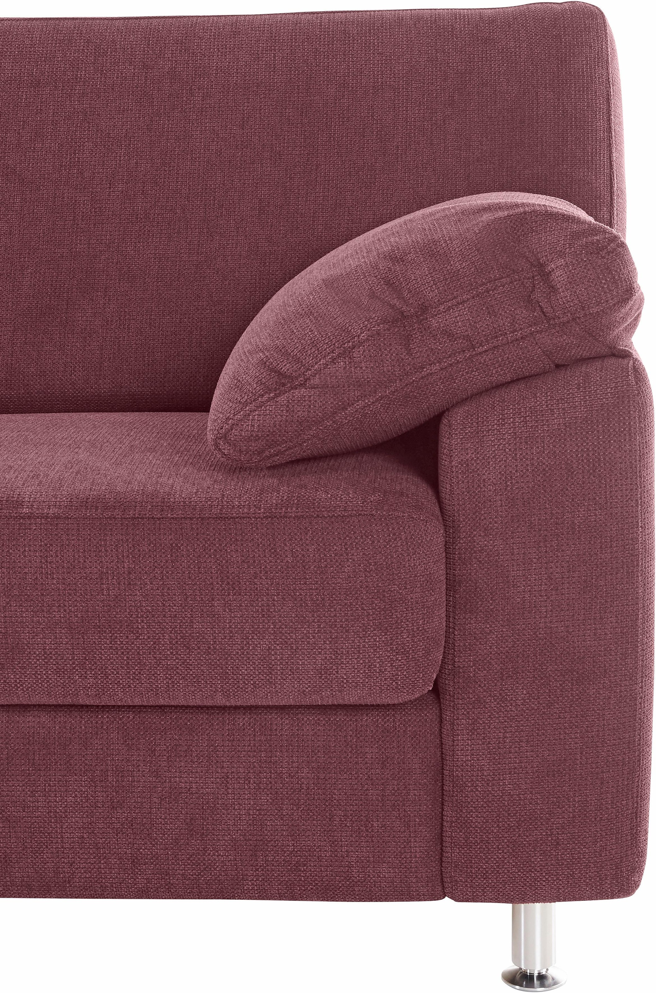 sit&more Ecksofa »Belfort L-Form«, wahlweise mit Vorziehsitz und Bettkasten