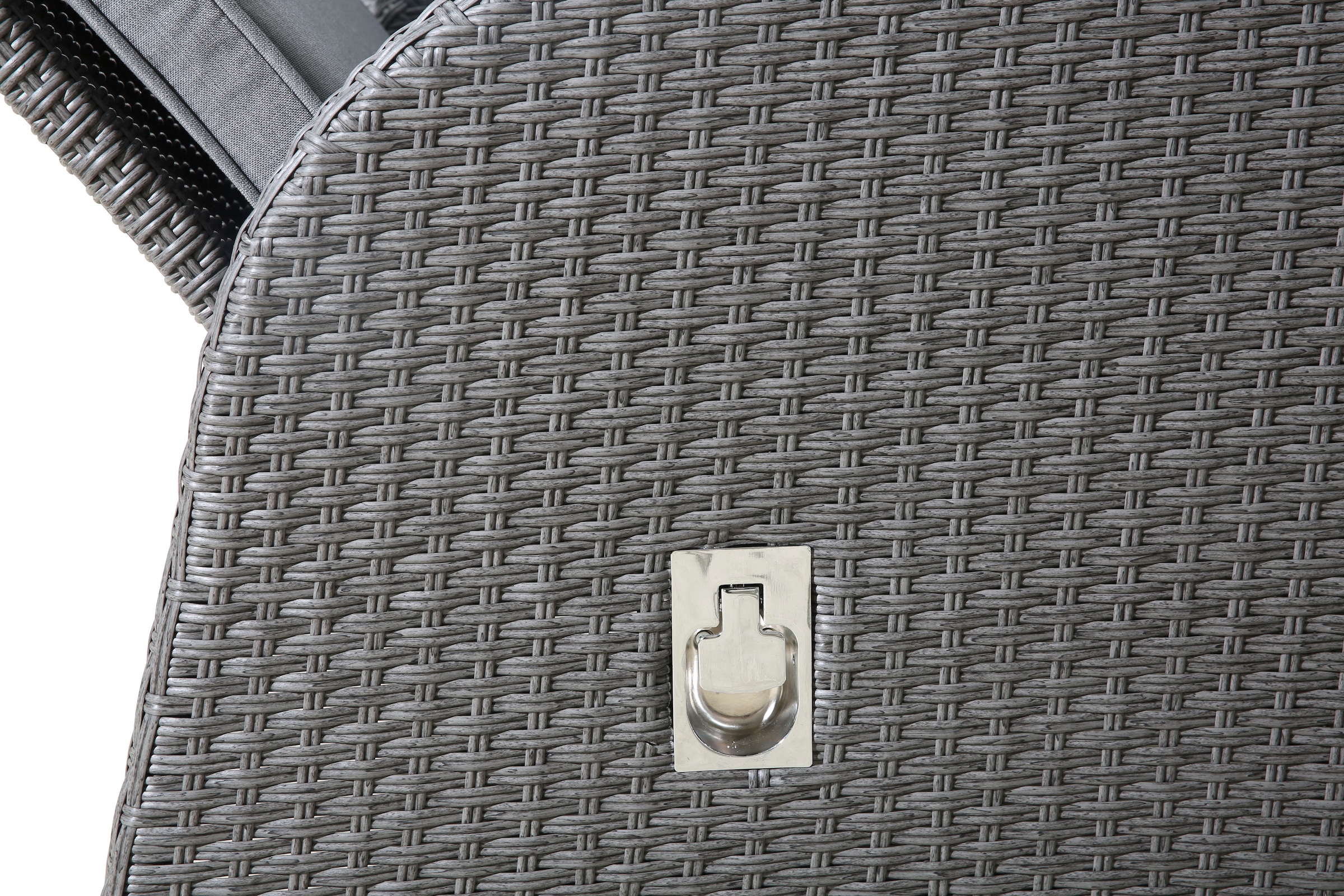 KONIFERA Garten-Essgruppe »»Newcastle«« Set, 8 Sessel, Rückenlehne verstellbar, Tisch 100x230x75 cm, inkl. Auflagen, 17 Stk. tlg. Aluminium/Polyrattan