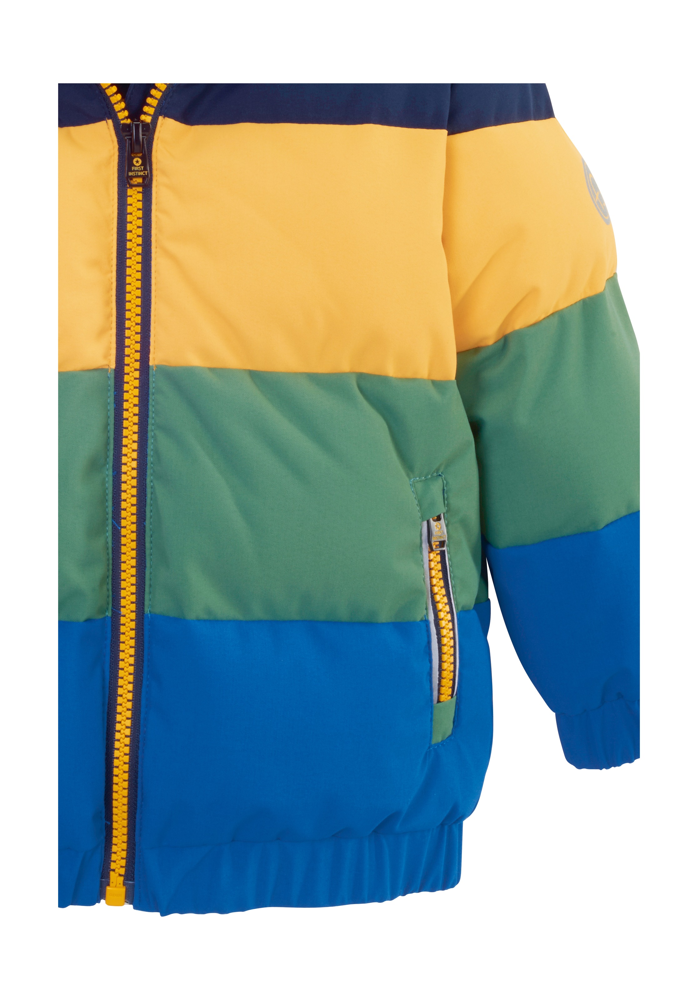 first instinct by killtec Steppjacke »FIOW 30 MNS QLTD JCKT«, Gefütterte Winterjacke, wasserabweisend, atmungsaktiv, Colourblock