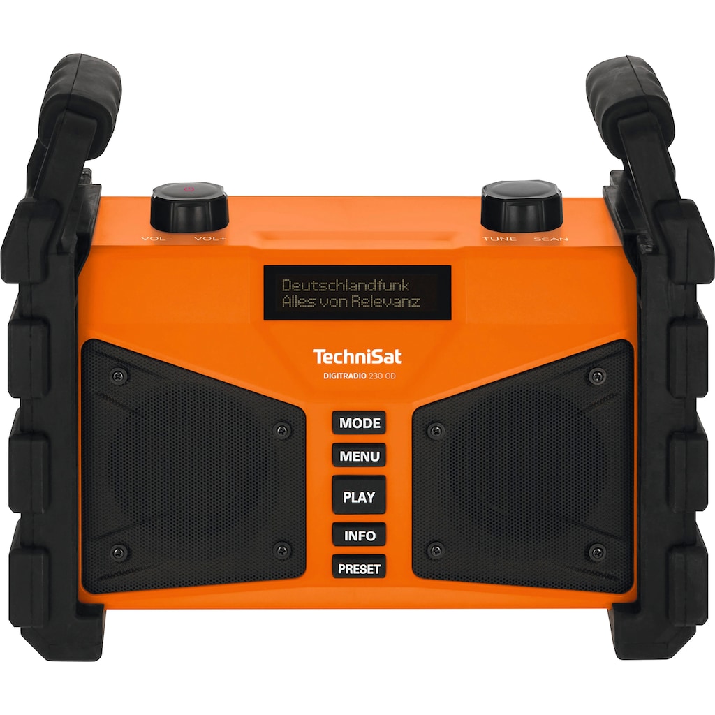 TechniSat Baustellenradio »DIGITRADIO 230 OD«, (Bluetooth UKW mit RDS 12 W)