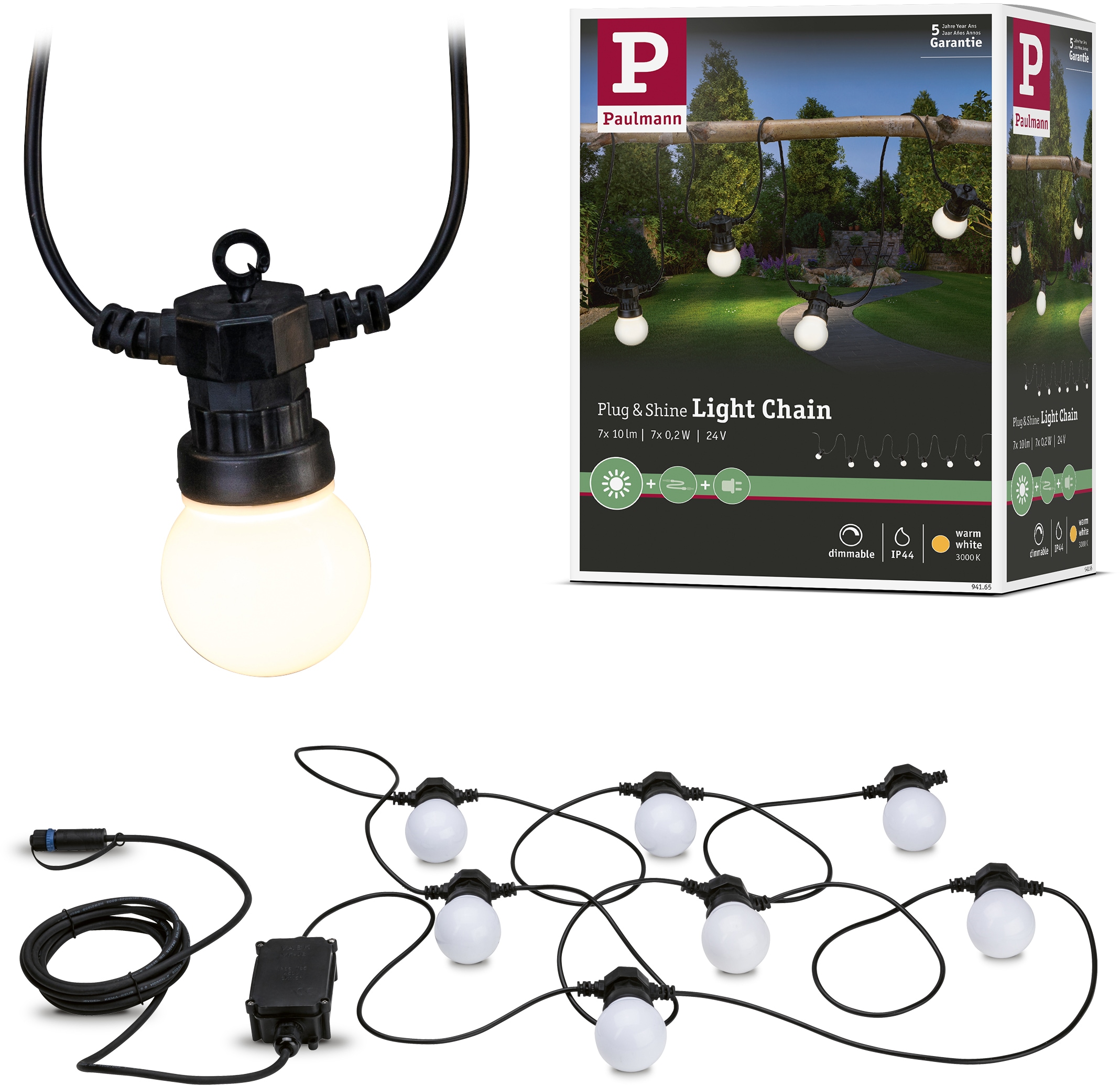 LED-Lichterkette »Outdoor Plug & Shine Lichterkette«
