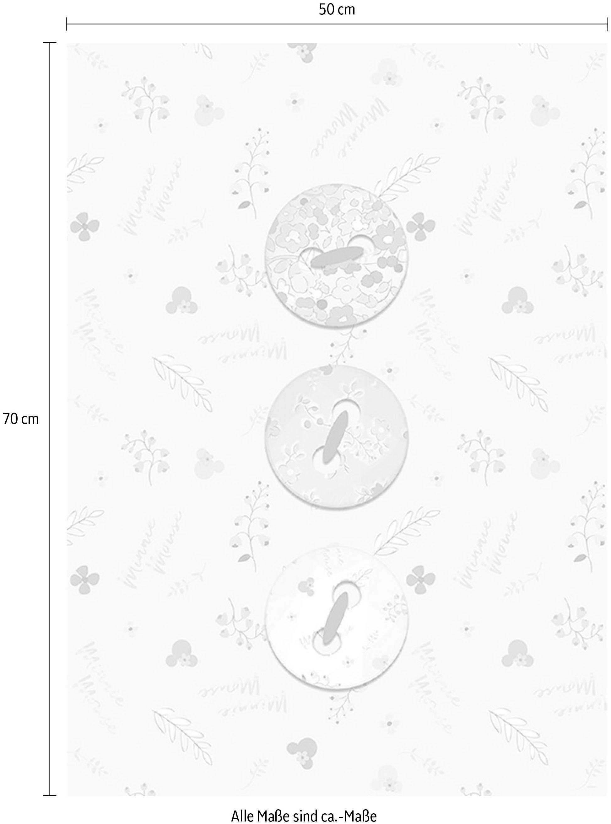 Komar Bild »Minnie Mouse Buttons«, Disney, (1 St.), Wandbild zur Dekoration im Kinderzimmer - ohne Rahmen