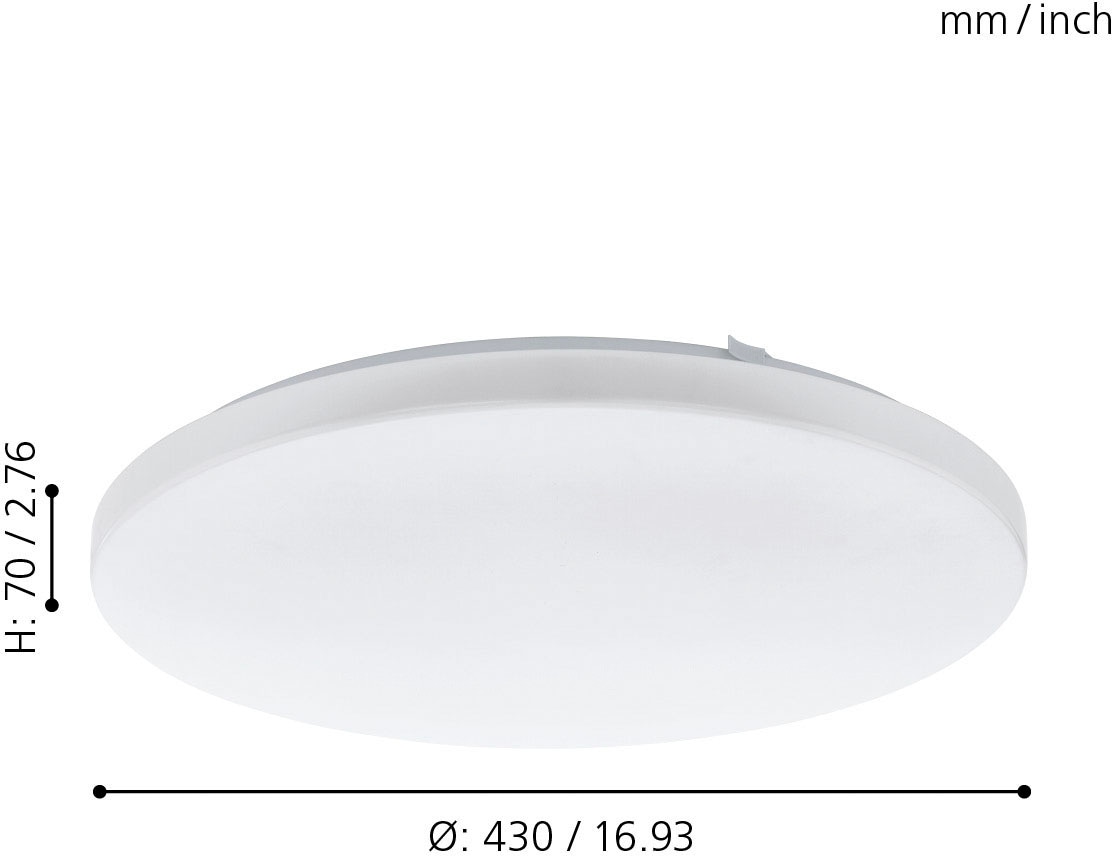 EGLO Deckenleuchte »FRANIA«, 1 flammig, Leuchtmittel LED-Board   LED fest i günstig online kaufen