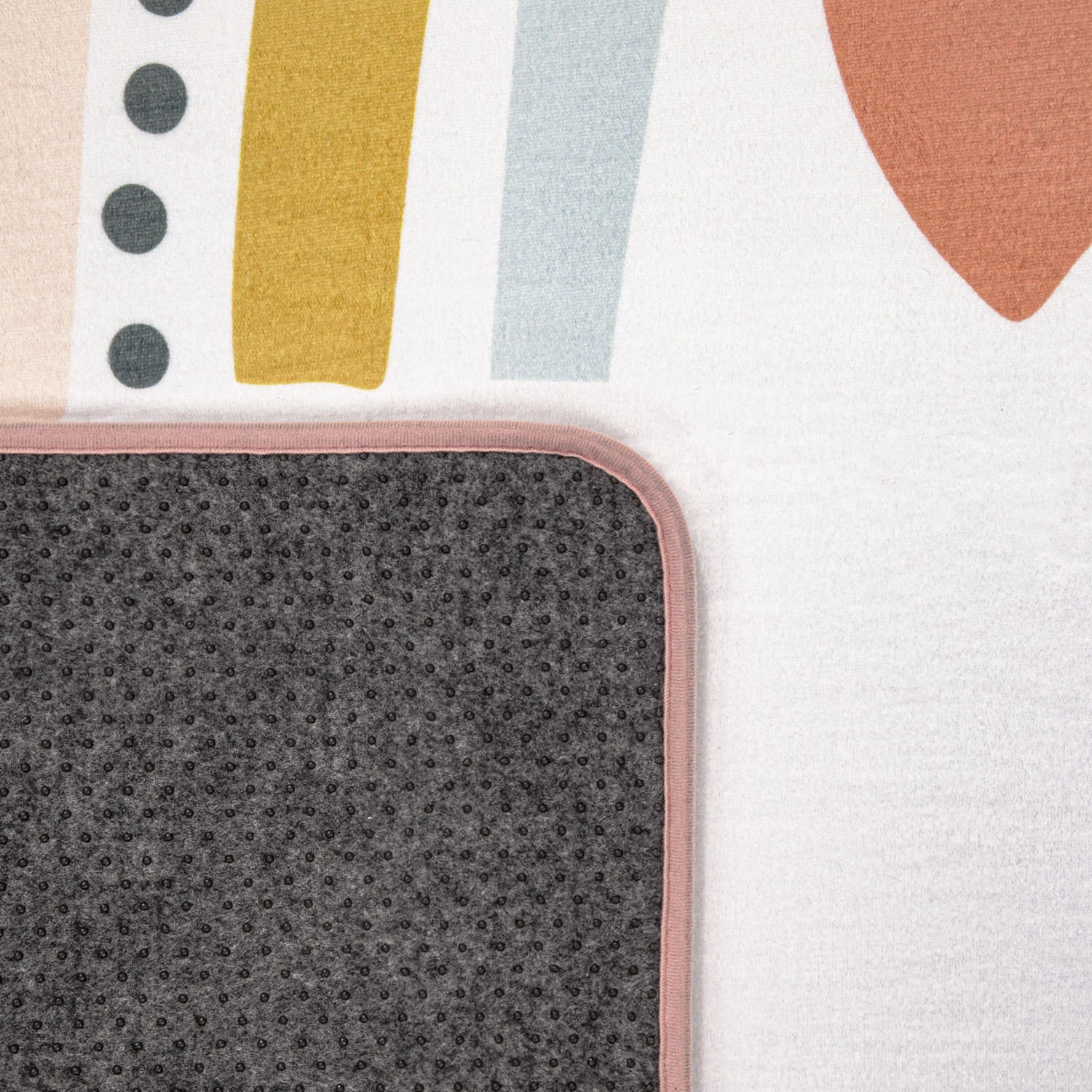 Paco Home Kinderteppich »Chicos 552«, rechteckig, 2 mm Höhe, Flachgewebe, niedlich, Kinder Design, Motiv Regenbogen, Pastell-Farben