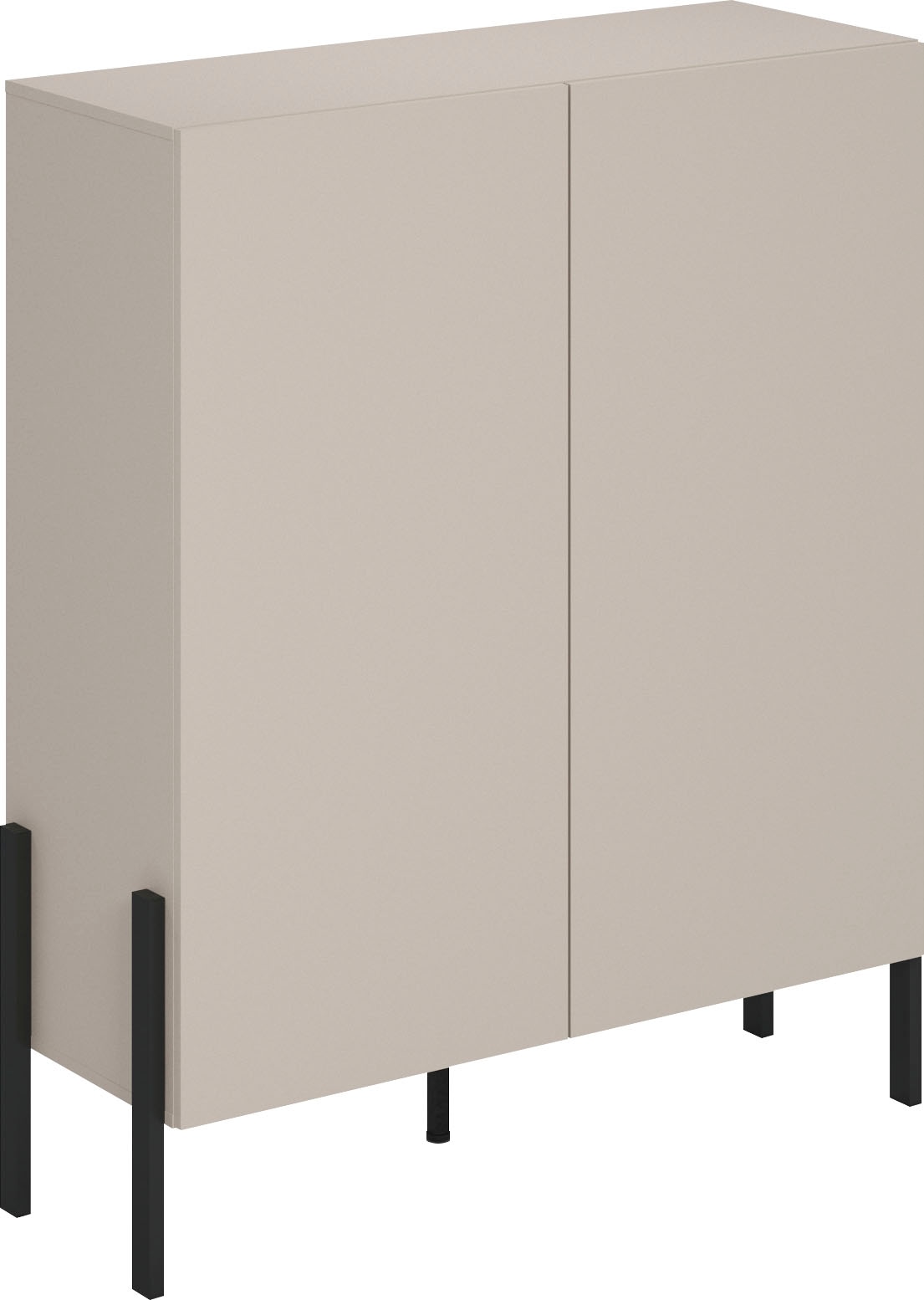 INOSIGN Kommode »Jukon, Breite 110 cm, moderne grifflose Hochschrank, 2Türe günstig online kaufen