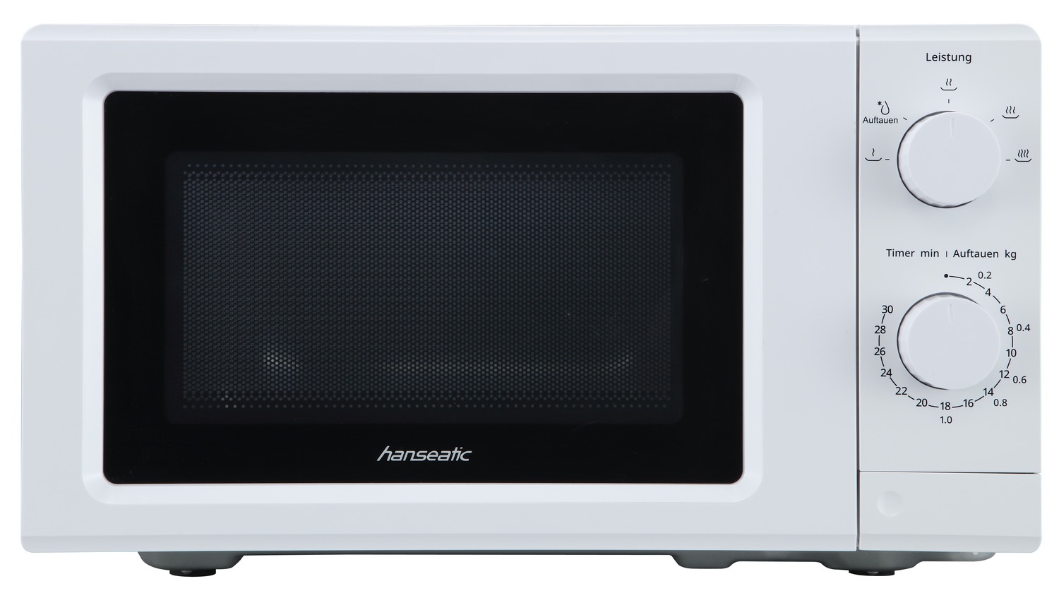 Hanseatic Mikrowelle »HM19«, Mikrowelle, 1020 W, Leistung 700 W, Auftaufunk günstig online kaufen