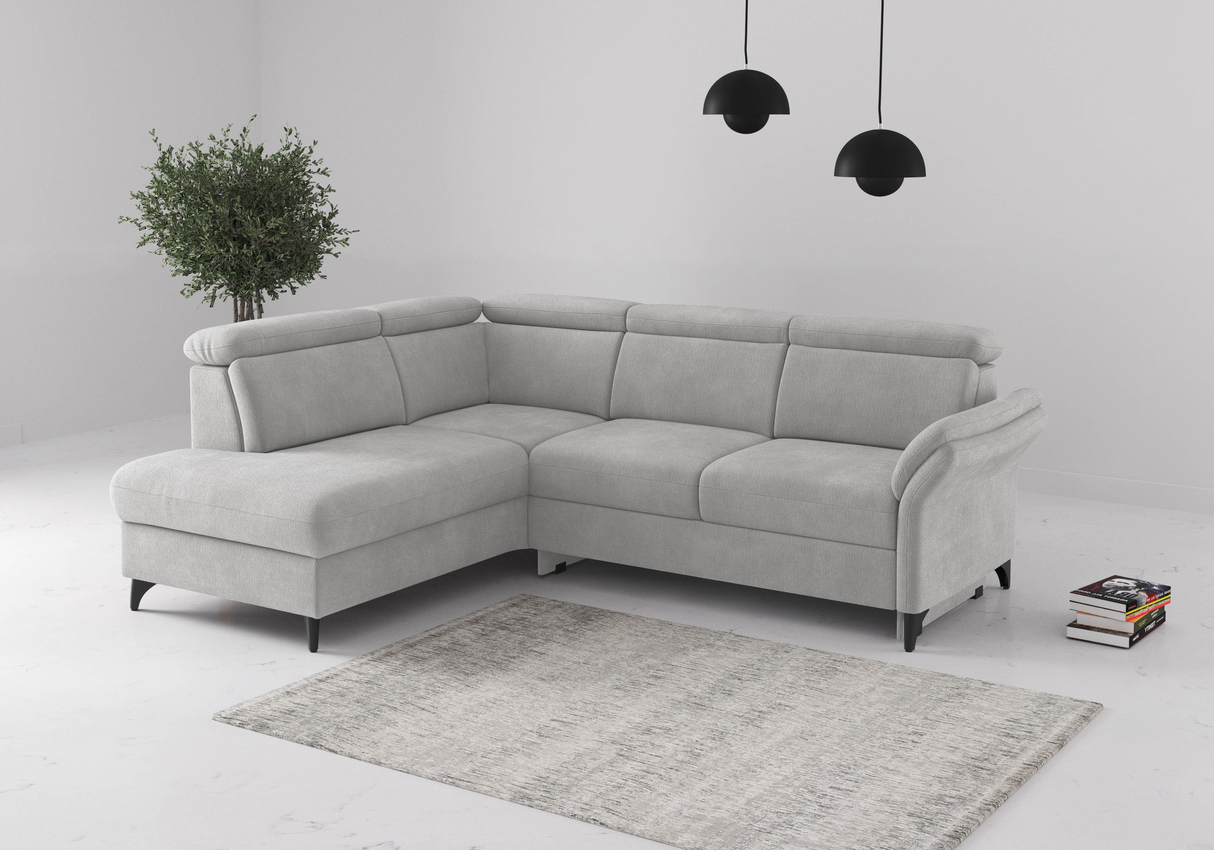 sit&more Ecksofa »Glendale« inkl. Kopfteilverstellung,wahlweise mit Vorzieh günstig online kaufen