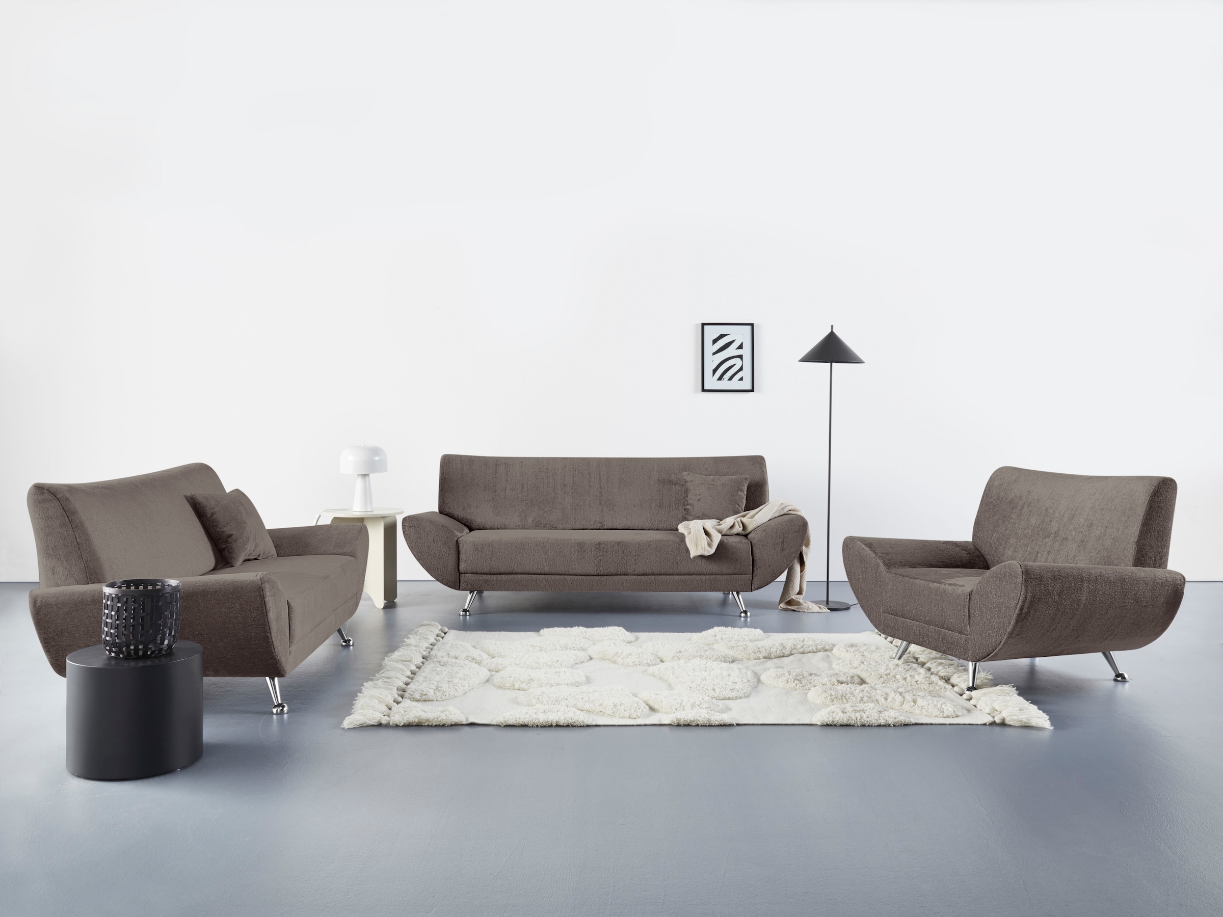 INOSIGN Polstergarnitur »Saltare elegant und komfortabel«, (3 tlg.) günstig online kaufen