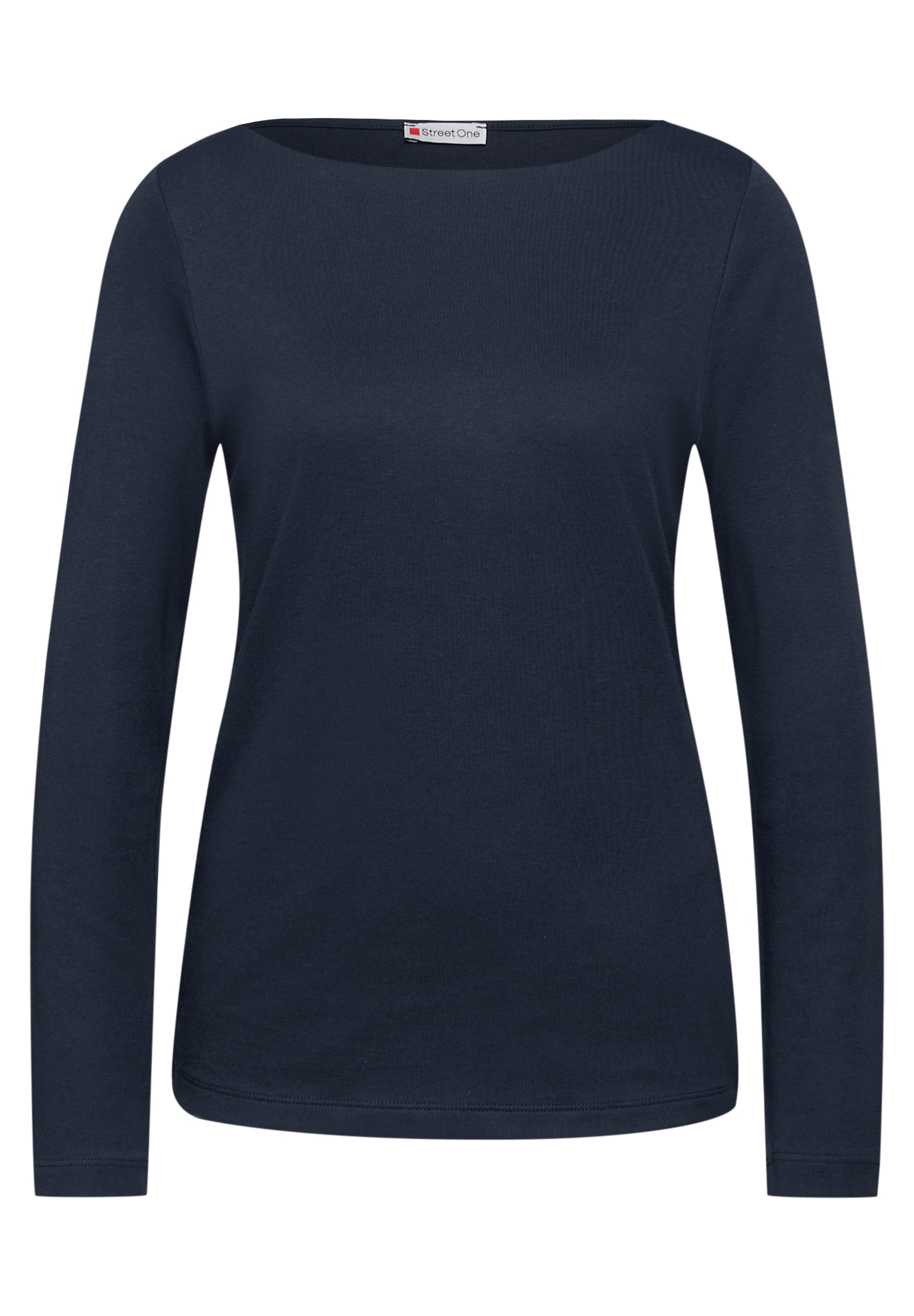 STREET ONE Langarmshirt »Style Lanea« mit U-Boot Ausschnitt