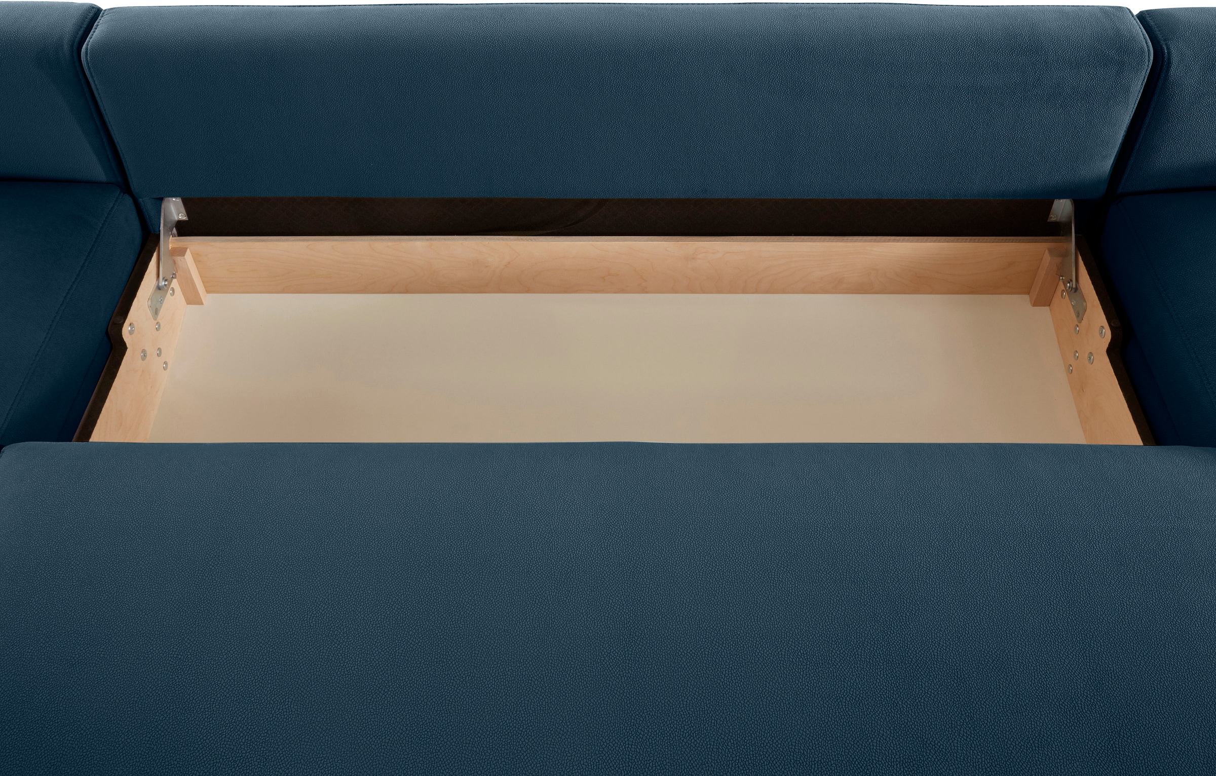 OTTO products Wohnlandschaft »Finnja, viel Platz, wahlweise Bettfunktion und Bettkasten, U-Form«