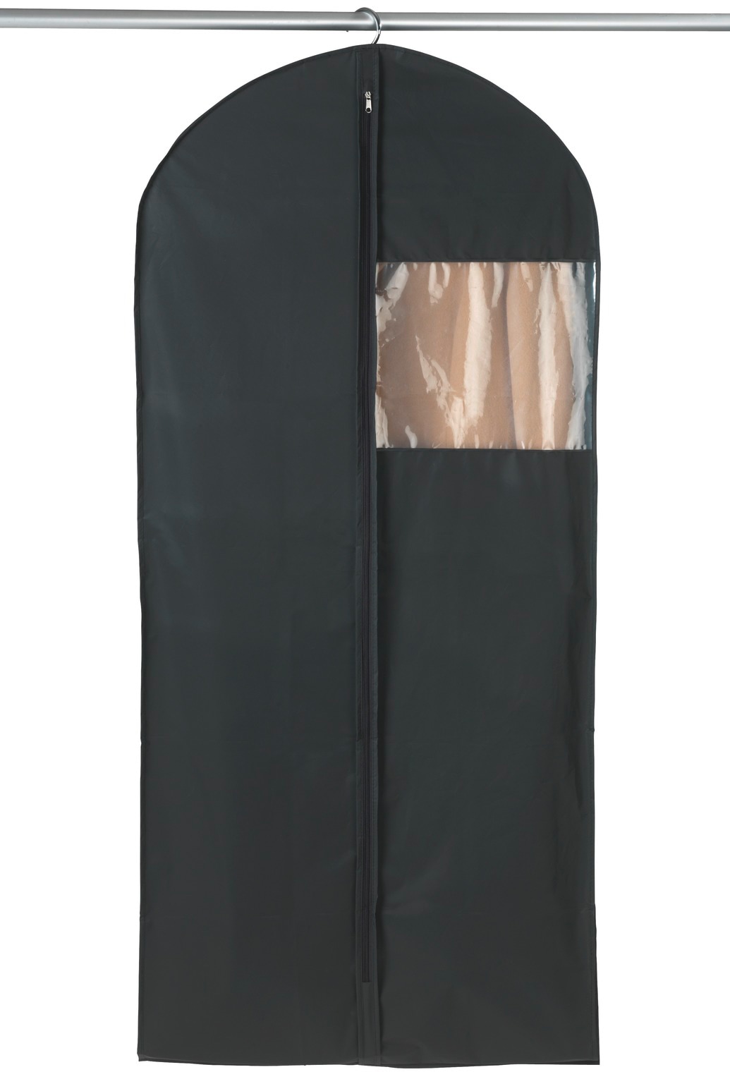 WENKO Kleidersack »Deep Black«, (Set, 3 St.), 3 Größen im Set, abwaschbarer Kunststoffilm