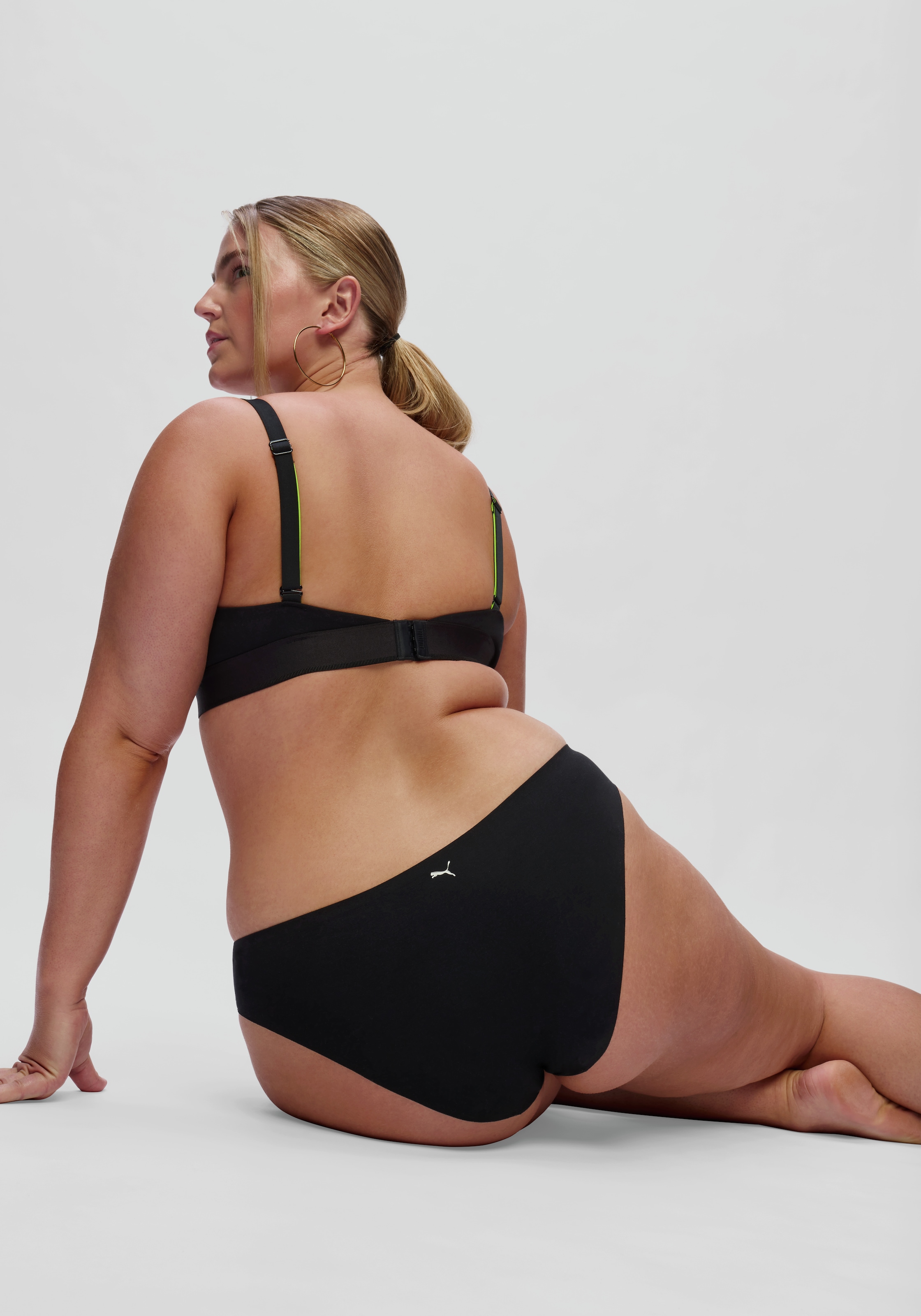 PUMA Slip »PUMA WOMEN INVISIBLE COTTON BRIEFS 2P« nahtlose Ränder für eine unsichtbare Passform