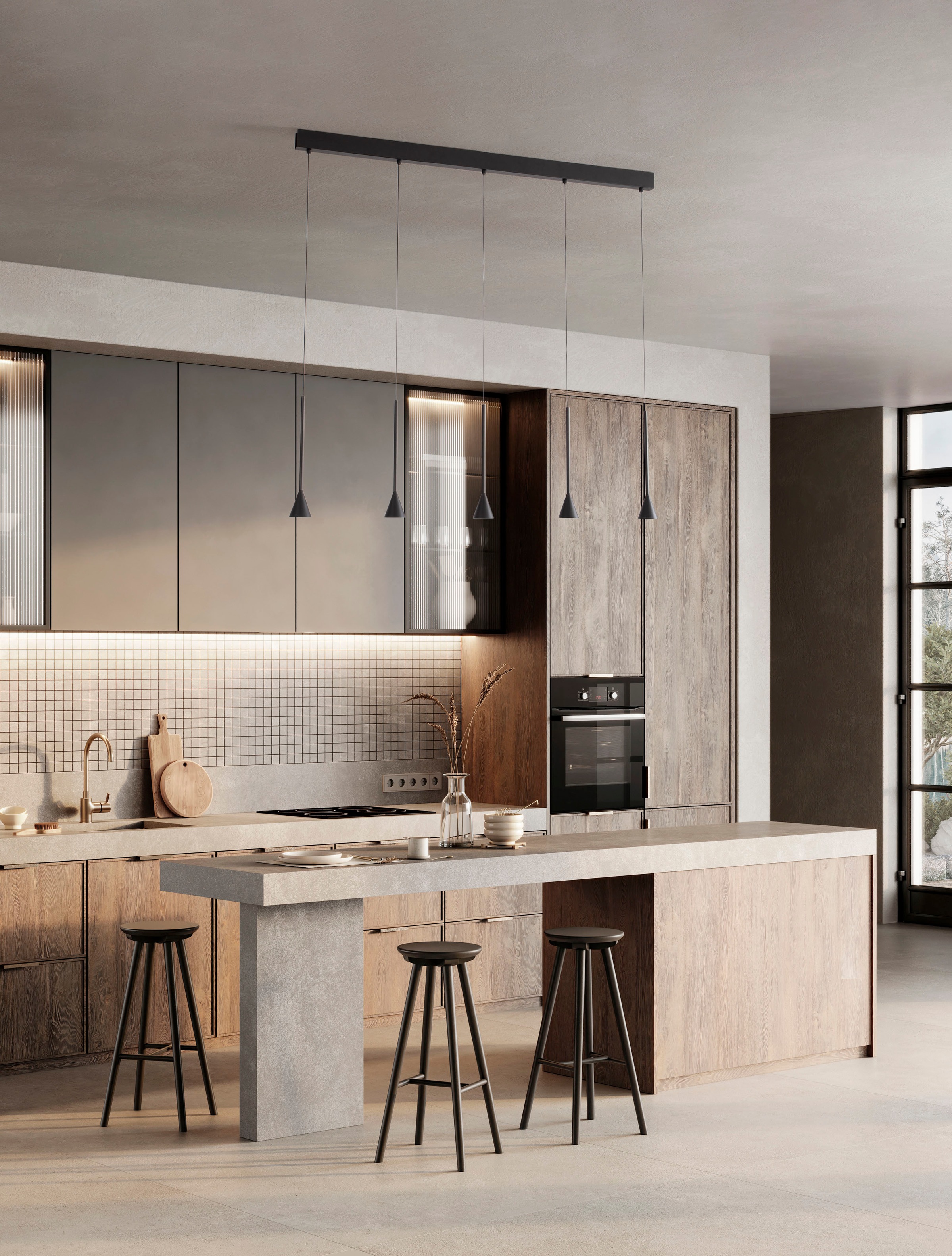 Nova Luce LED-Hängeleuchte »NET« LED-Modul 1 Stk. Warmweiß günstig online kaufen