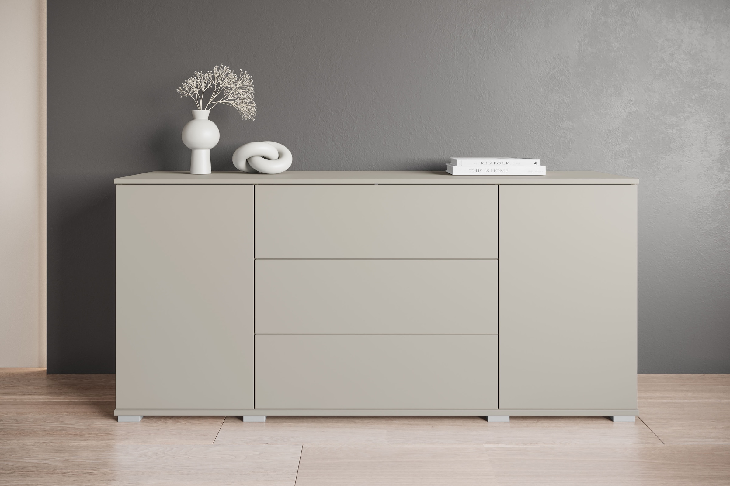 INOSIGN Sideboard »Kenia«, (1 St.), Modernes Sideboard mit 3 Schubladen und günstig online kaufen