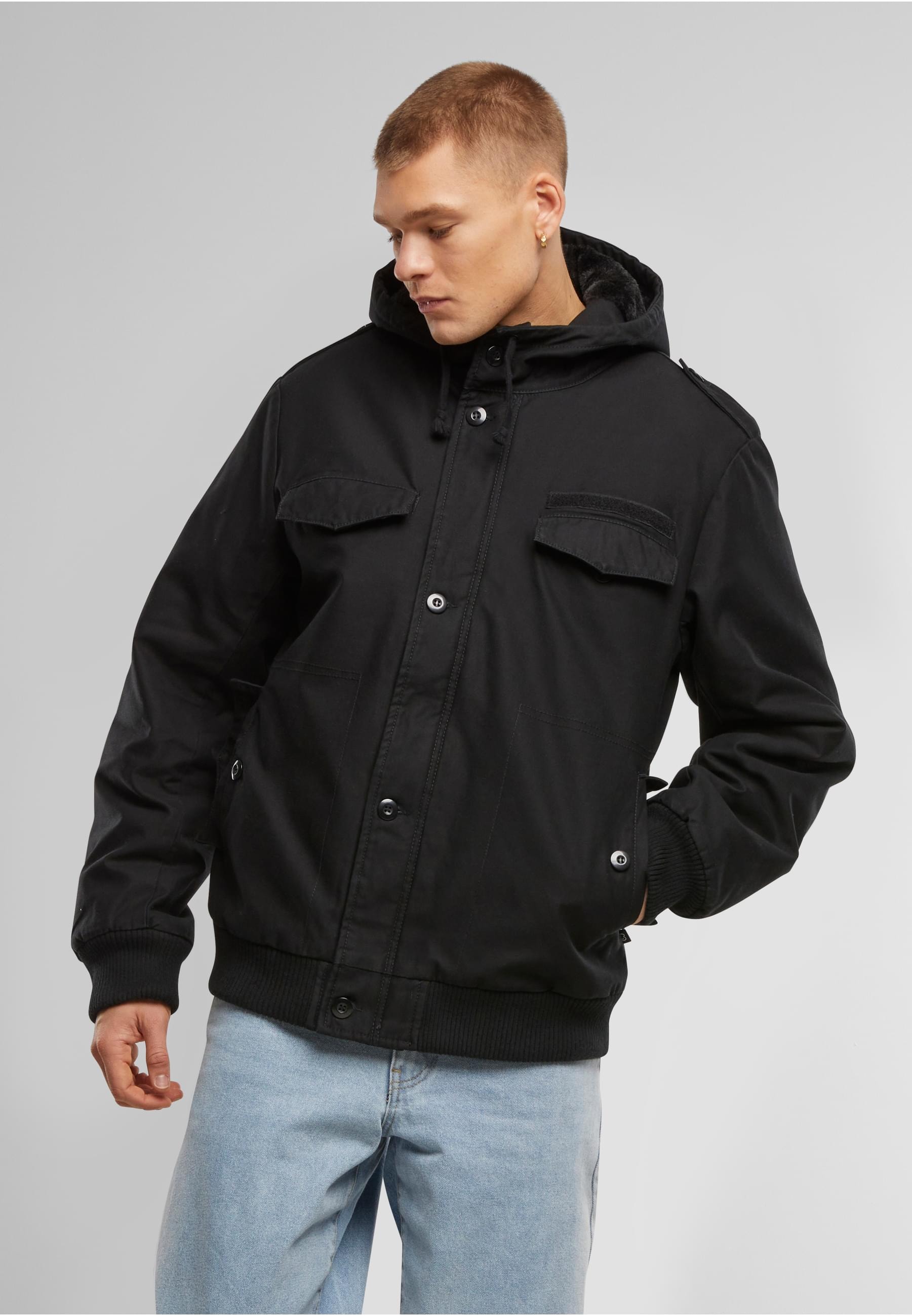 Brandit Winterjacke »Brandit Brandit Men BW Jacket Jacob« 1 Stk. tlg. mit Kapuze