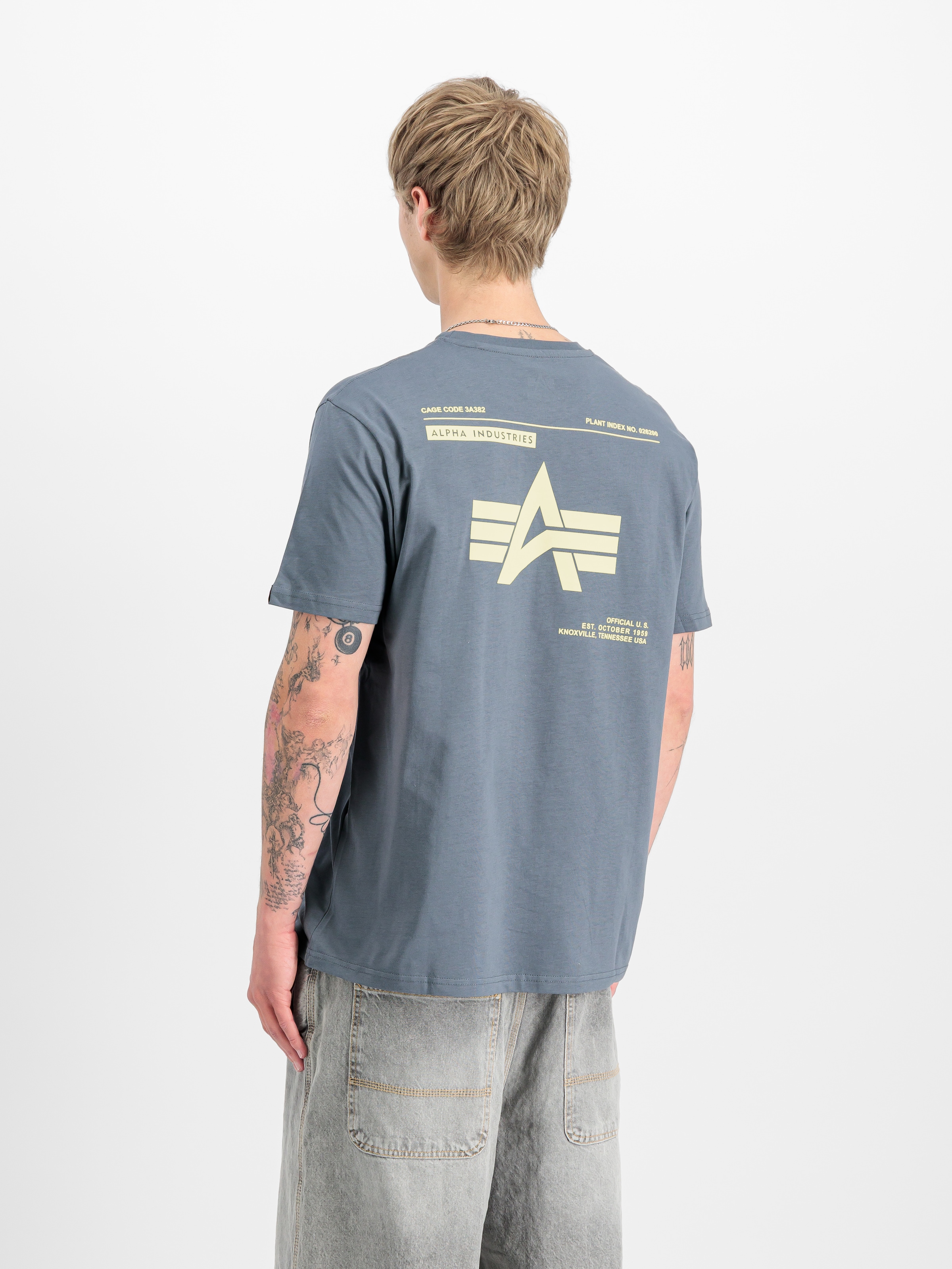 Alpha Industries Rundhalsshirt »Label T BP«