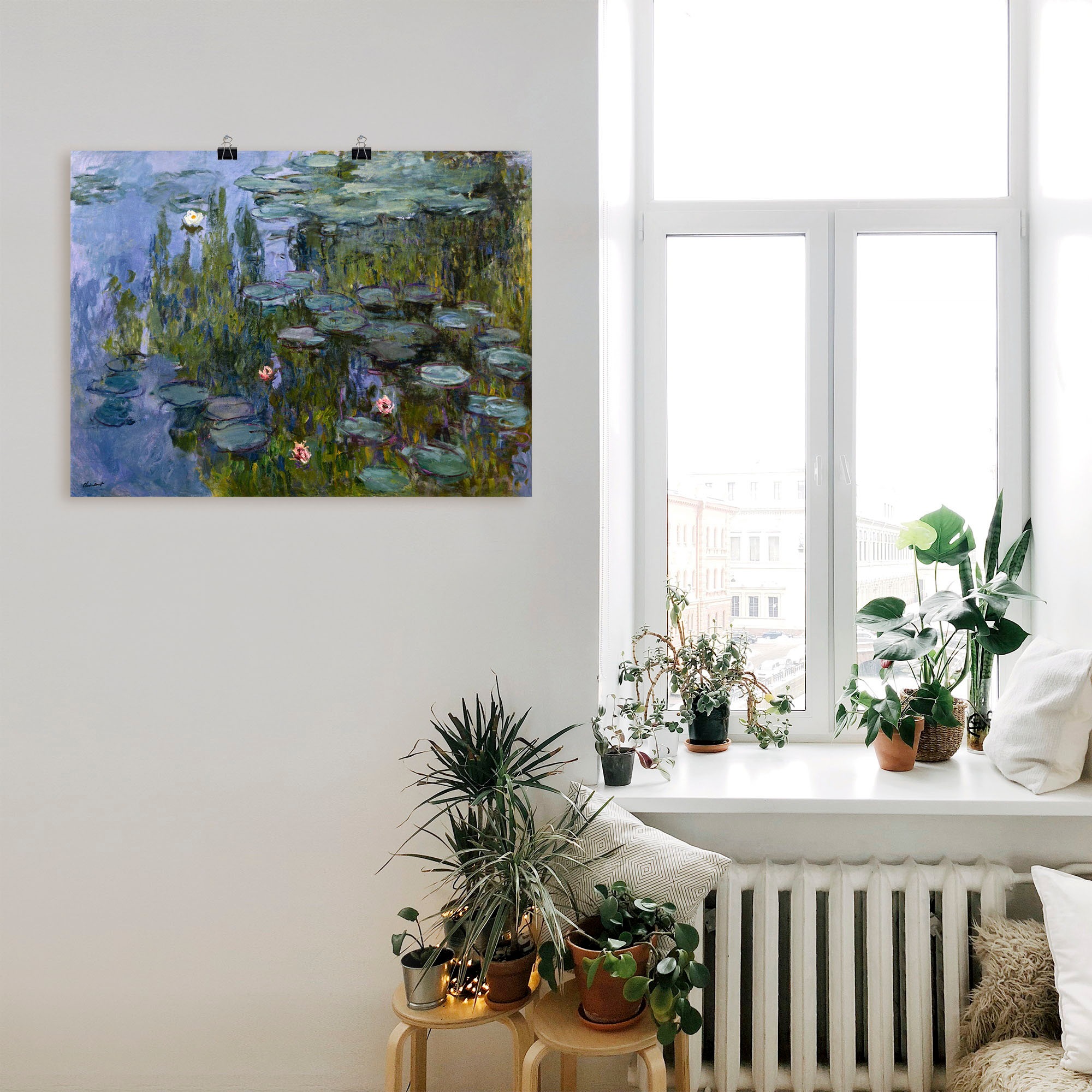 Artland Wandbild »Seerosen (Nympheas). 1918/1921.«, Blumen, (1 St.), als Le günstig online kaufen