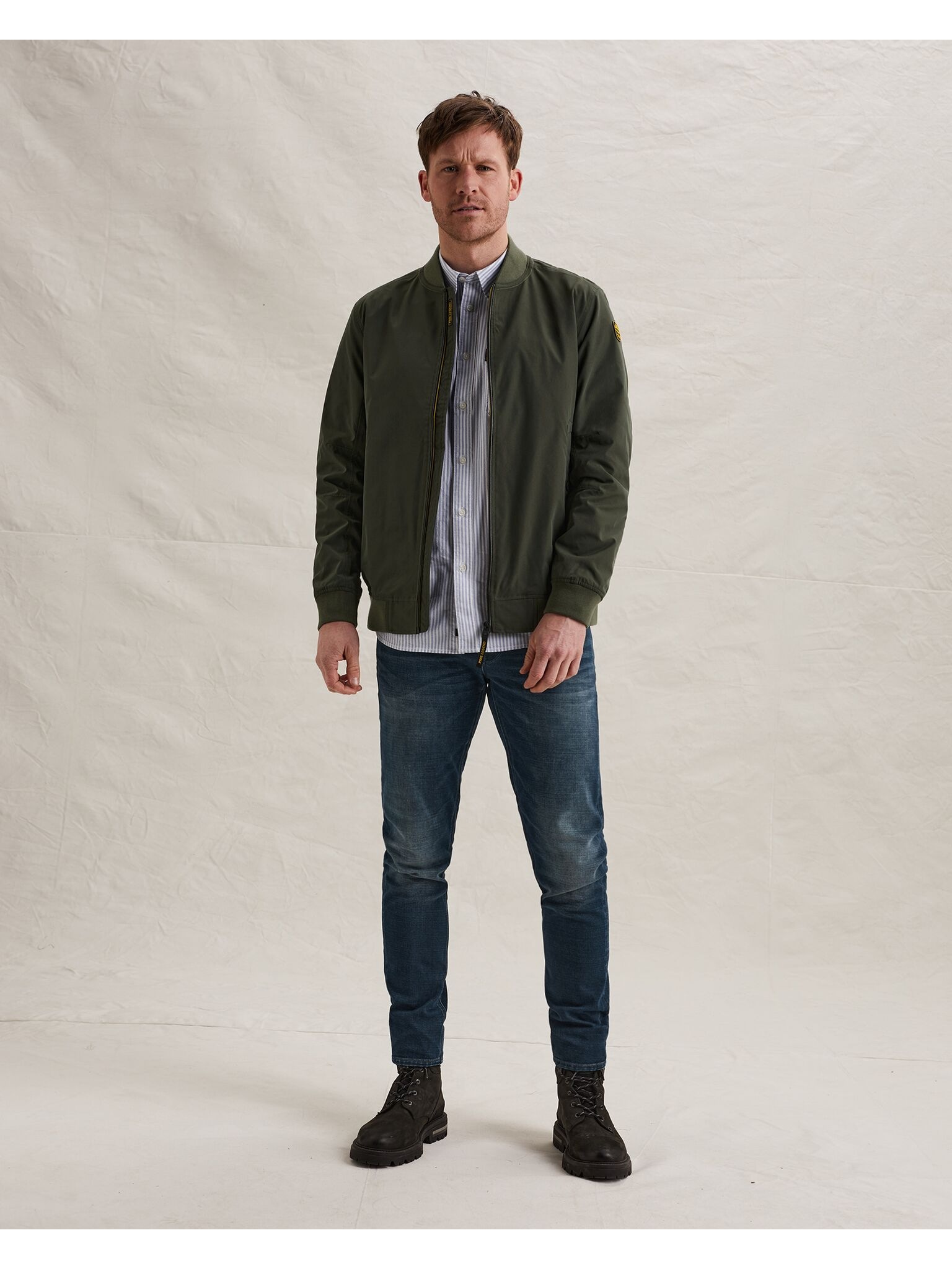 PME LEGEND Outdoorjacke »Flight jacket YETTAIL - Spunner« mit Rippbündchen