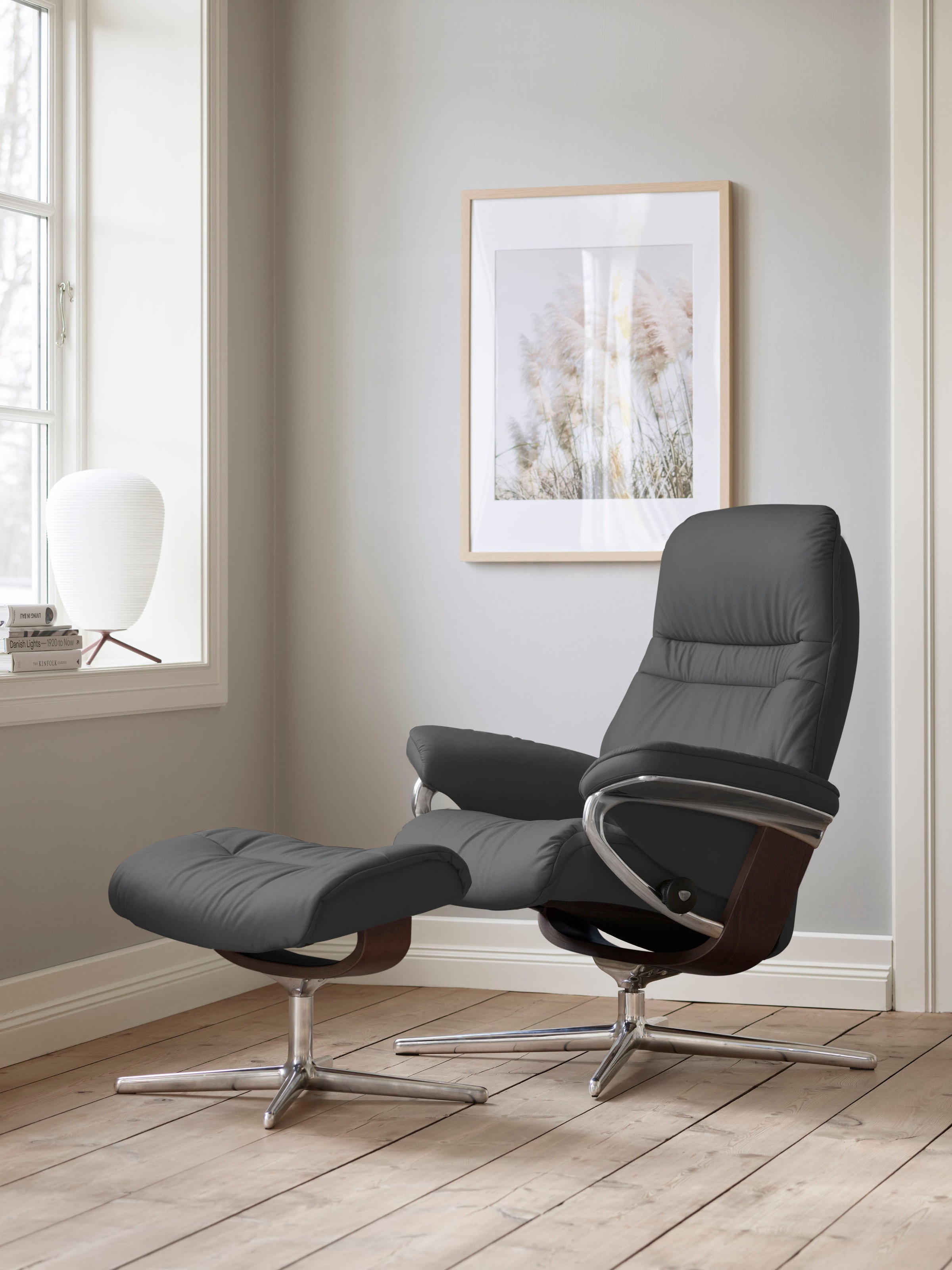 Stressless® Relaxsessel »Sunrise« Set, Relaxsessel mit Hocker, mit Hocker, günstig online kaufen