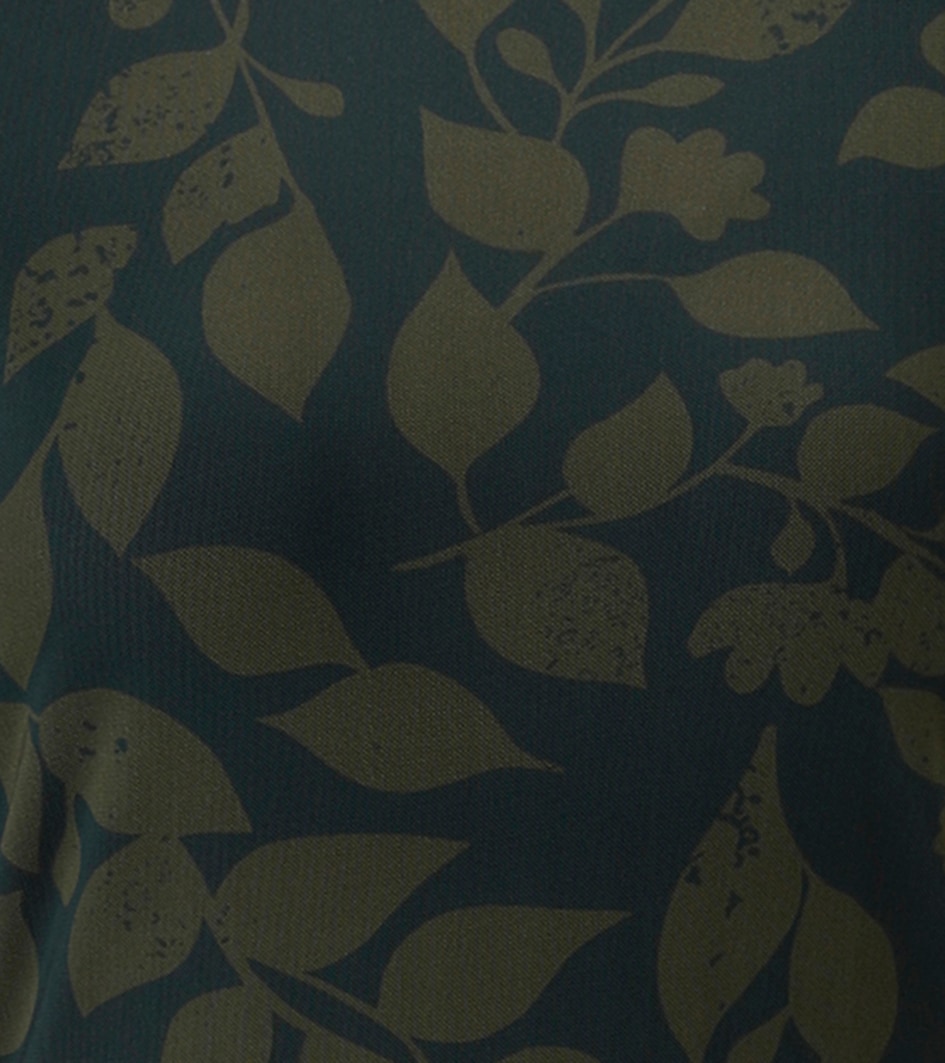 Aniston SELECTED Midikleid mit floraler, fantasievoller Blättermuster