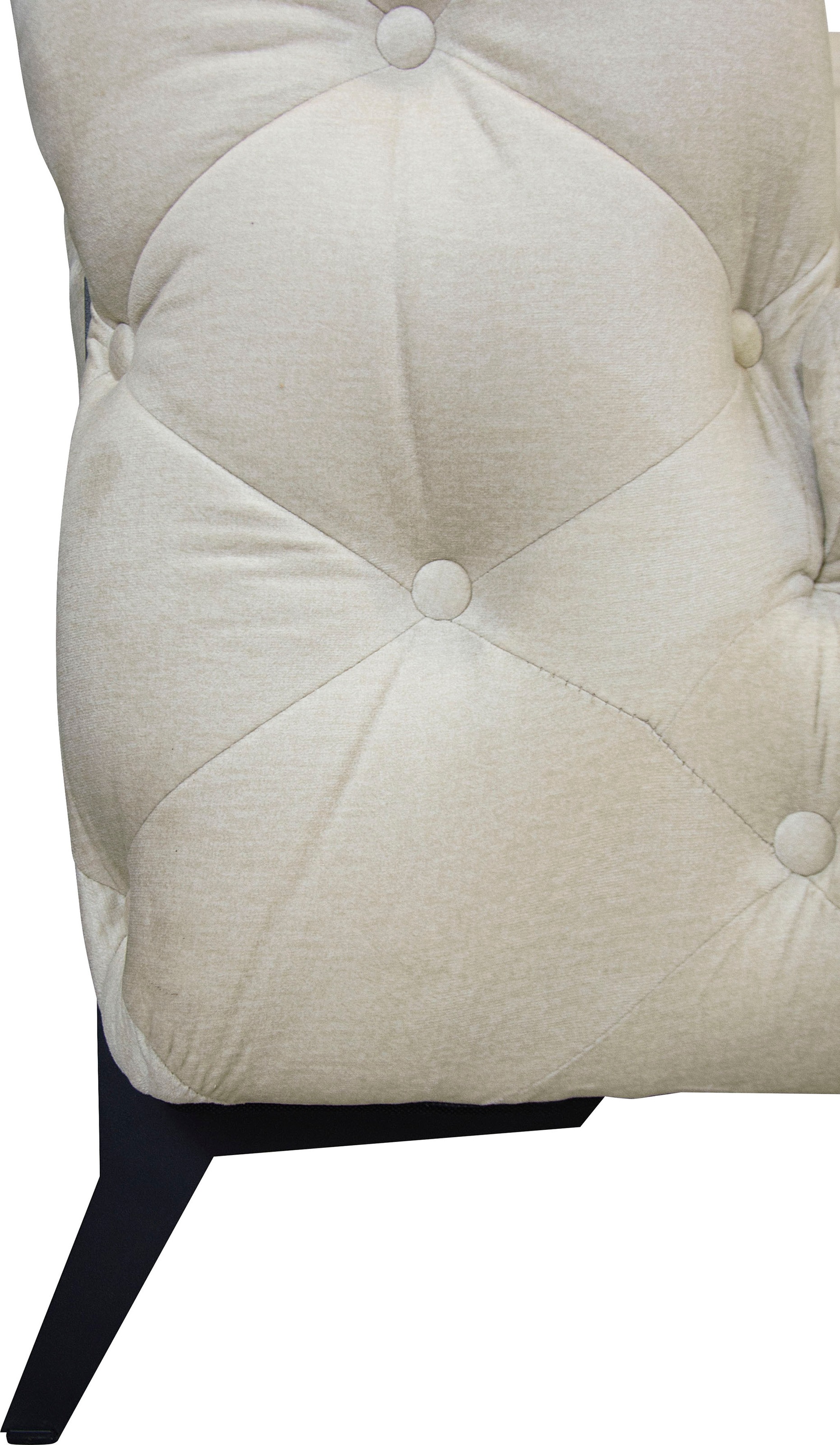 Leonique Chesterfield-Sofa »Amaury L-Form«, moderne Chersterfield-Optik, Breite 262 cm, Fußfarbe wählbar