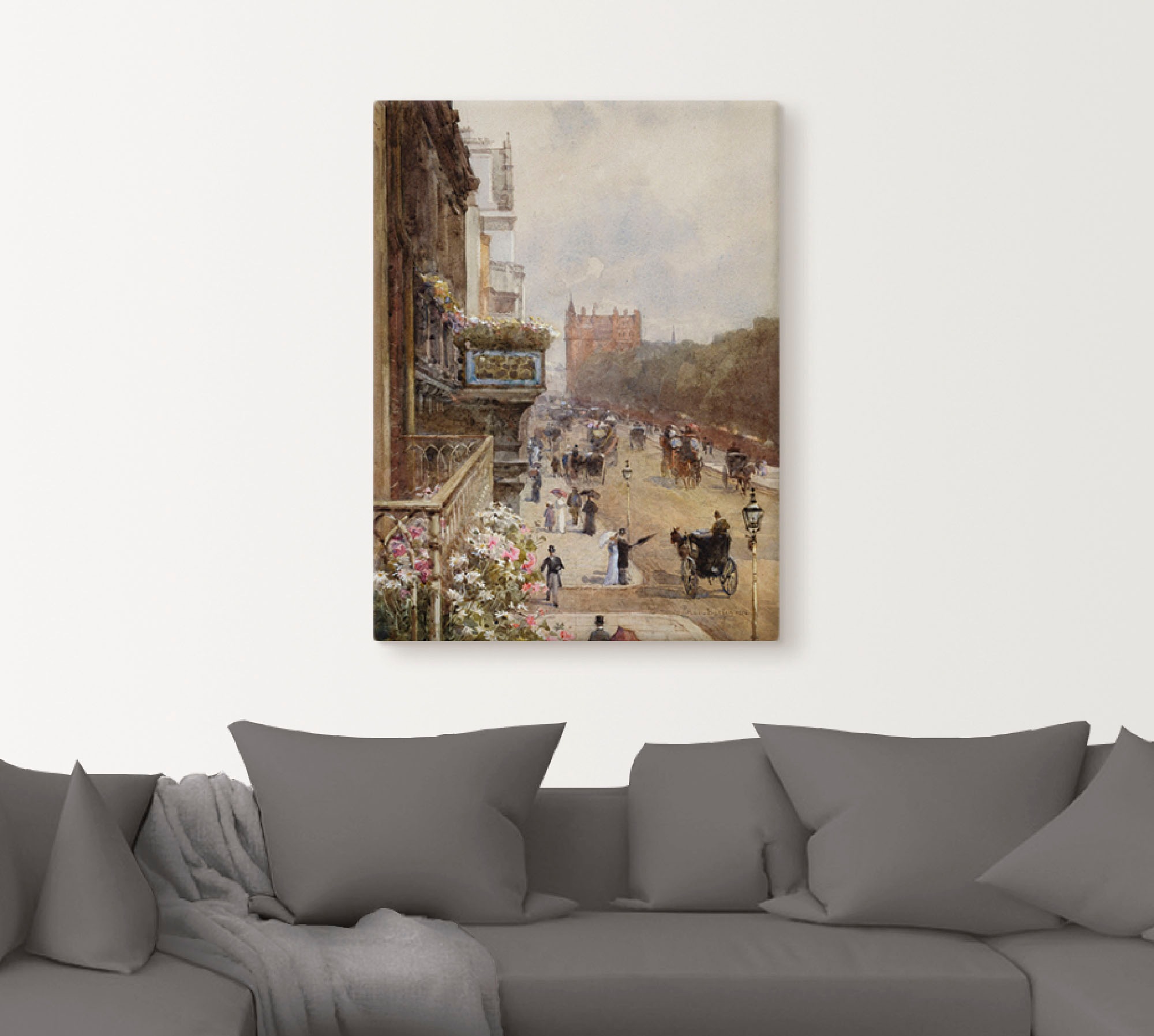 Artland Wandbild »Piccadilly, London. 1894« Gruppen & Familien 1 Stk. tlg. günstig online kaufen
