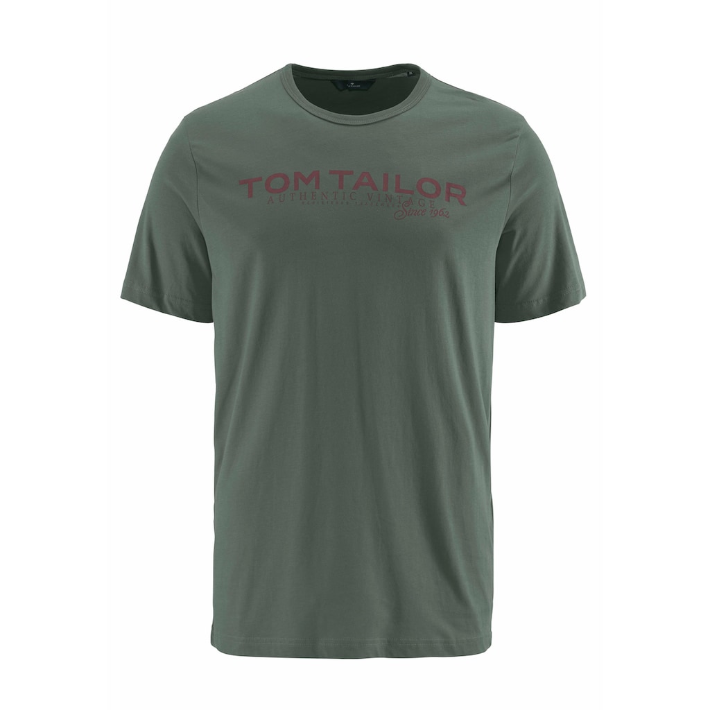 TOM TAILOR T-Shirt, mit Logoprint