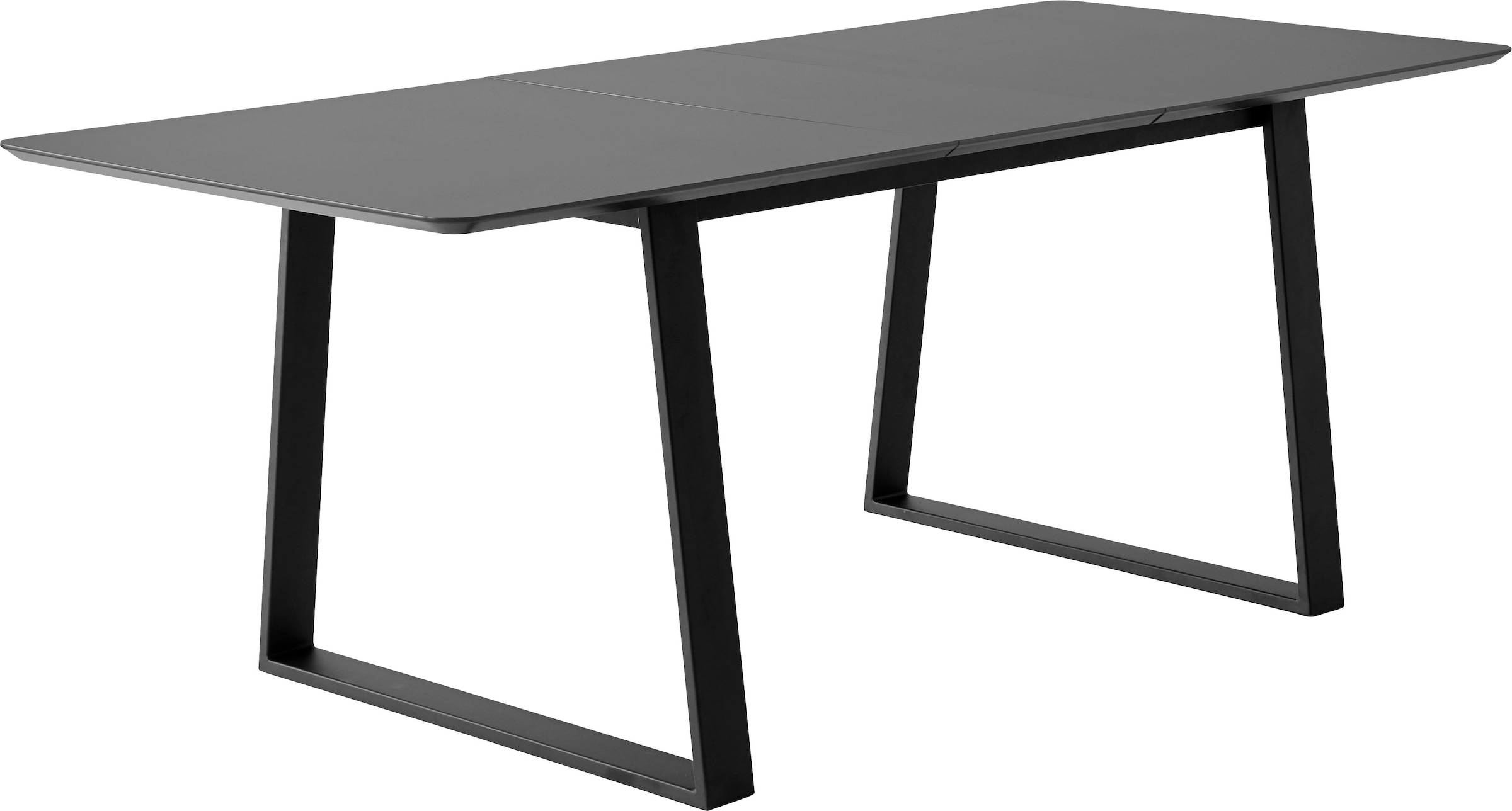 Hammel Raten Esstisch abgerundete Hammel«, »Meza auf 2 Tischplatte Furniture Einlegeplatten MDF, by Metallgestell, Trapez kaufen