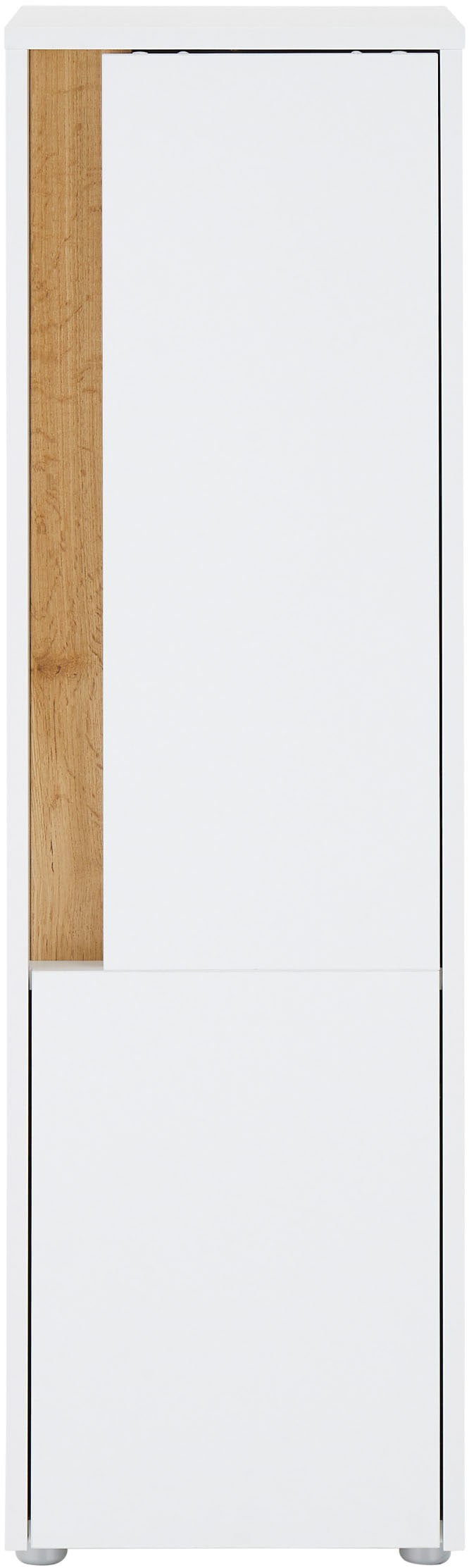 INOSIGN Midischrank »CITY/GIRON, Badschrank mit Griffmulde, Hochschrank in zeitlosem Design«, in den Farben Weiß und Anthrazit verfügbar, viel Stauraum