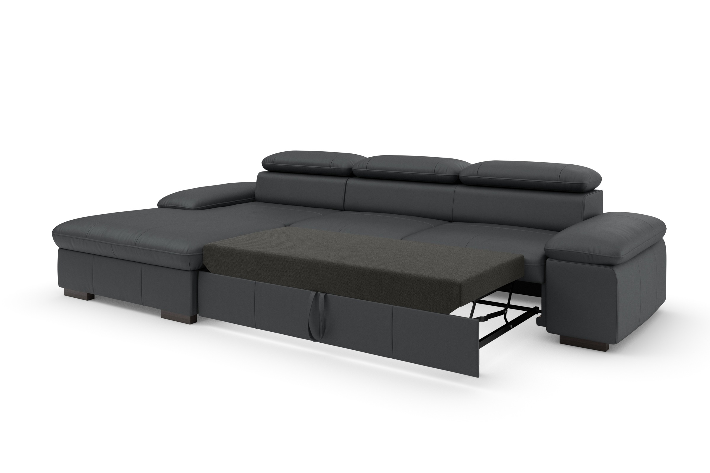 Home affaire Ecksofa »Alberto L-Form«, mit Kopfteilverstellung, wahlweise mit Bettfunktion