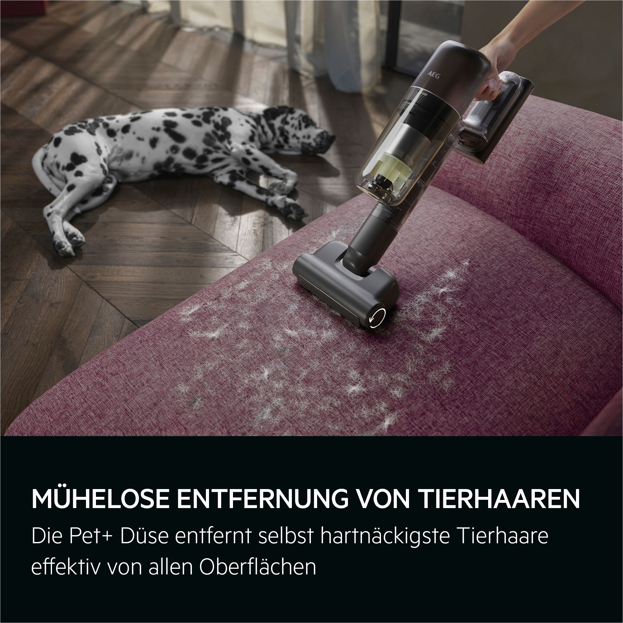 AEG Akku-Hand-und Stielstaubsauger »AP72AF21DG« Leicht & leistungsstark‑HEPA‑Filter: 99,99 % reinere Luft im Zuhause