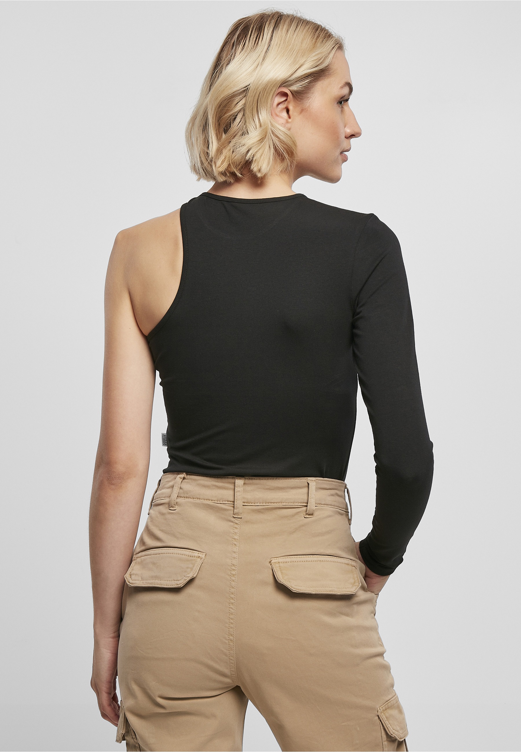 URBAN CLASSICS Body »Urban Classics Damen Ladies Organic Stretch Asymmetric Body«