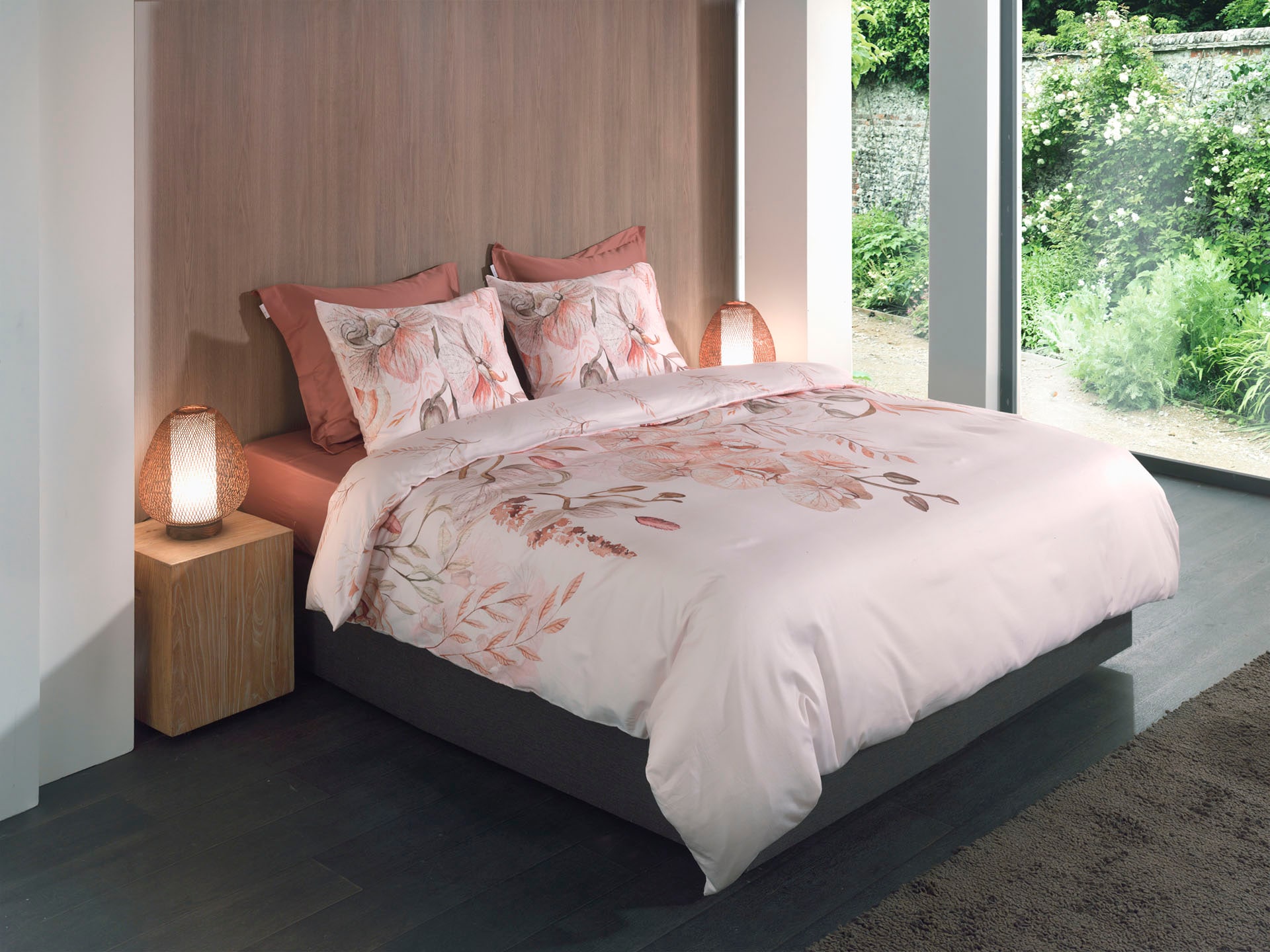 Heckett & Lane Bettwäsche »Pioggia« 2 Stk. tlg. 100% Baumwolle, hochwertiges Mako-Satin, Bettwäsche ab 135x200 cm.