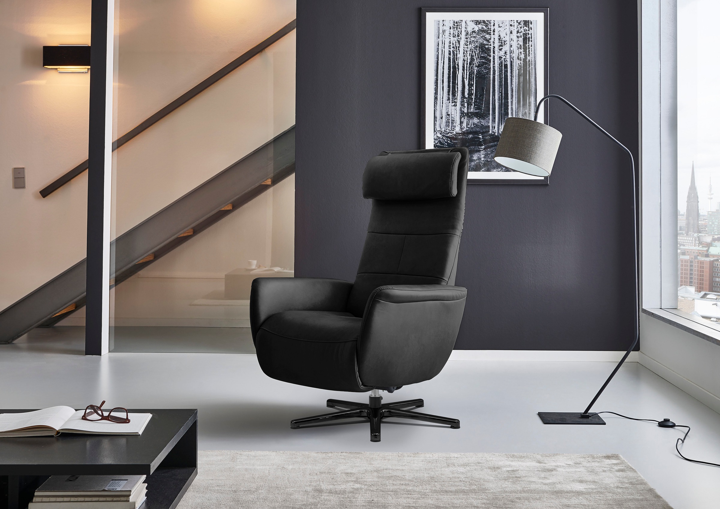 HUKLA Sessel »HU-LC17037«, Verstellbare Beinauflage und Rückenlehne, hochkl günstig online kaufen