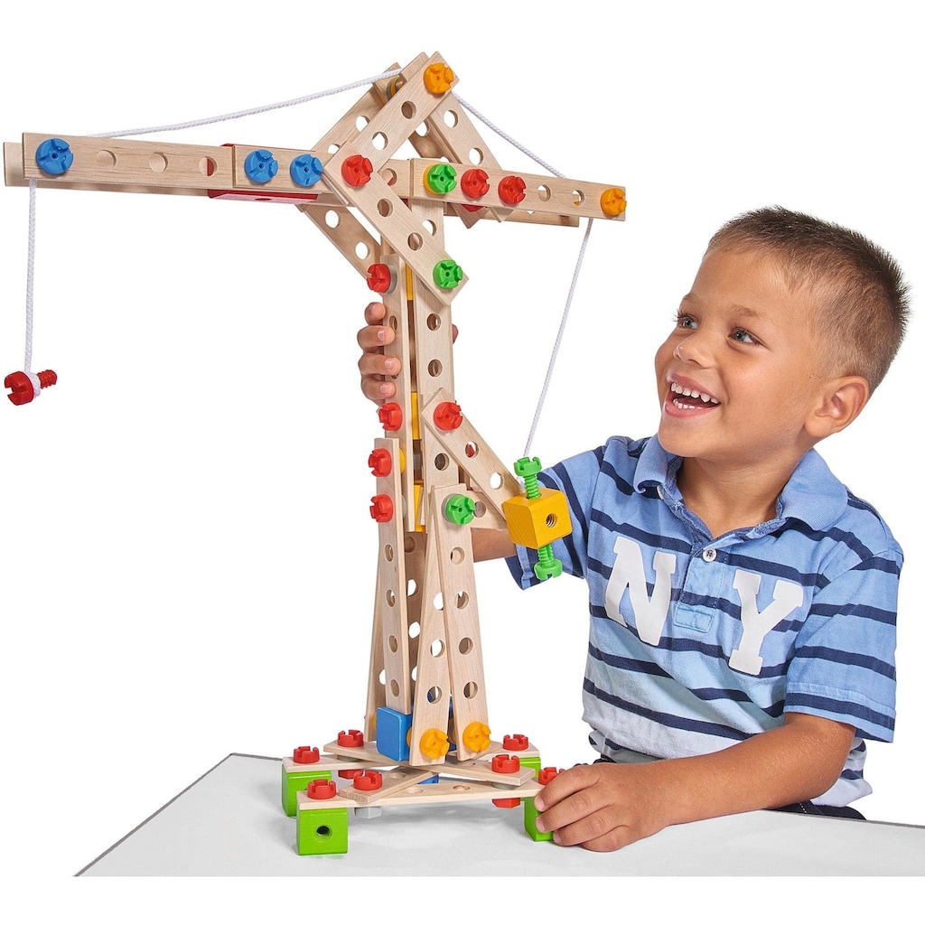 Eichhorn Konstruktionsspielsteine »Constructor Kran«, (170 St.)