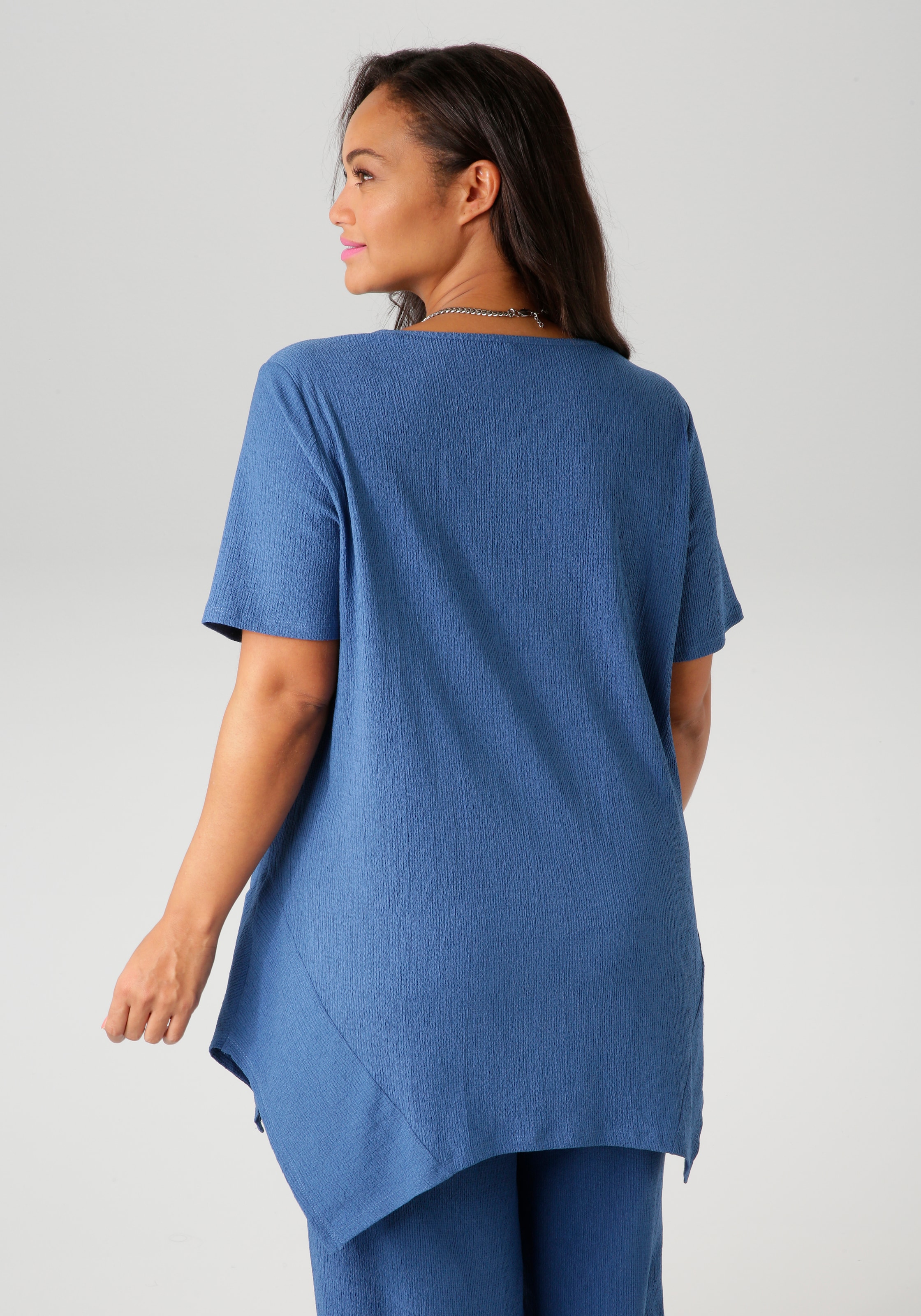 Aniston PLUS Blusenshirt, mit dezenter Streifenlook Struktur - NEUE KOLLEKTION