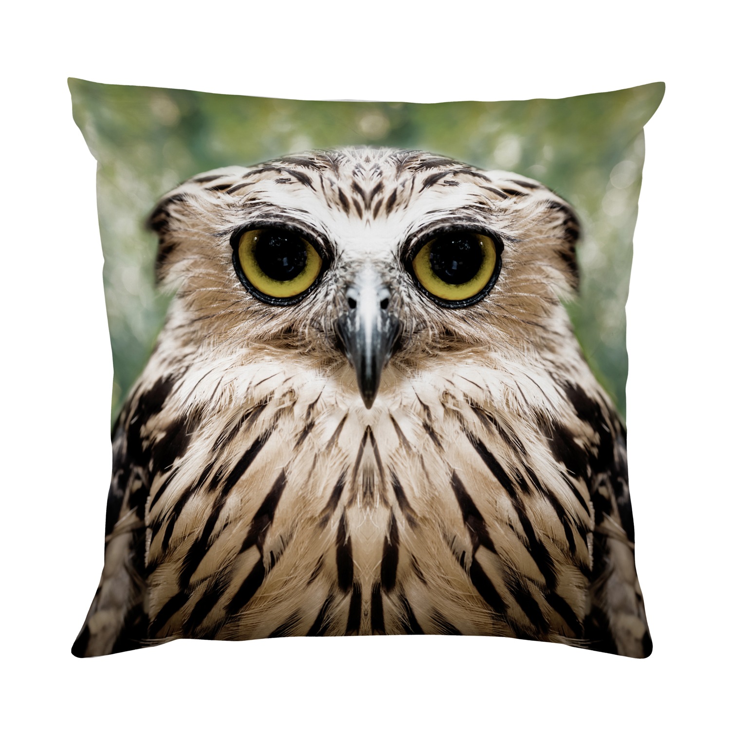 queence Dekokissen »Eule«, Kissenhülle mit HD Premium Druck, geruchsneutral, 40x40cm