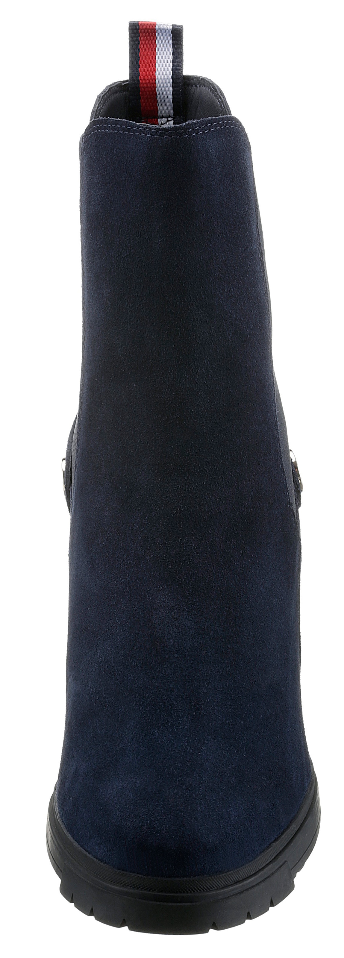 Tommy Hilfiger Chelseaboots »OUTDOOR HIGH HEEL BOOT«, mit Zierriegel