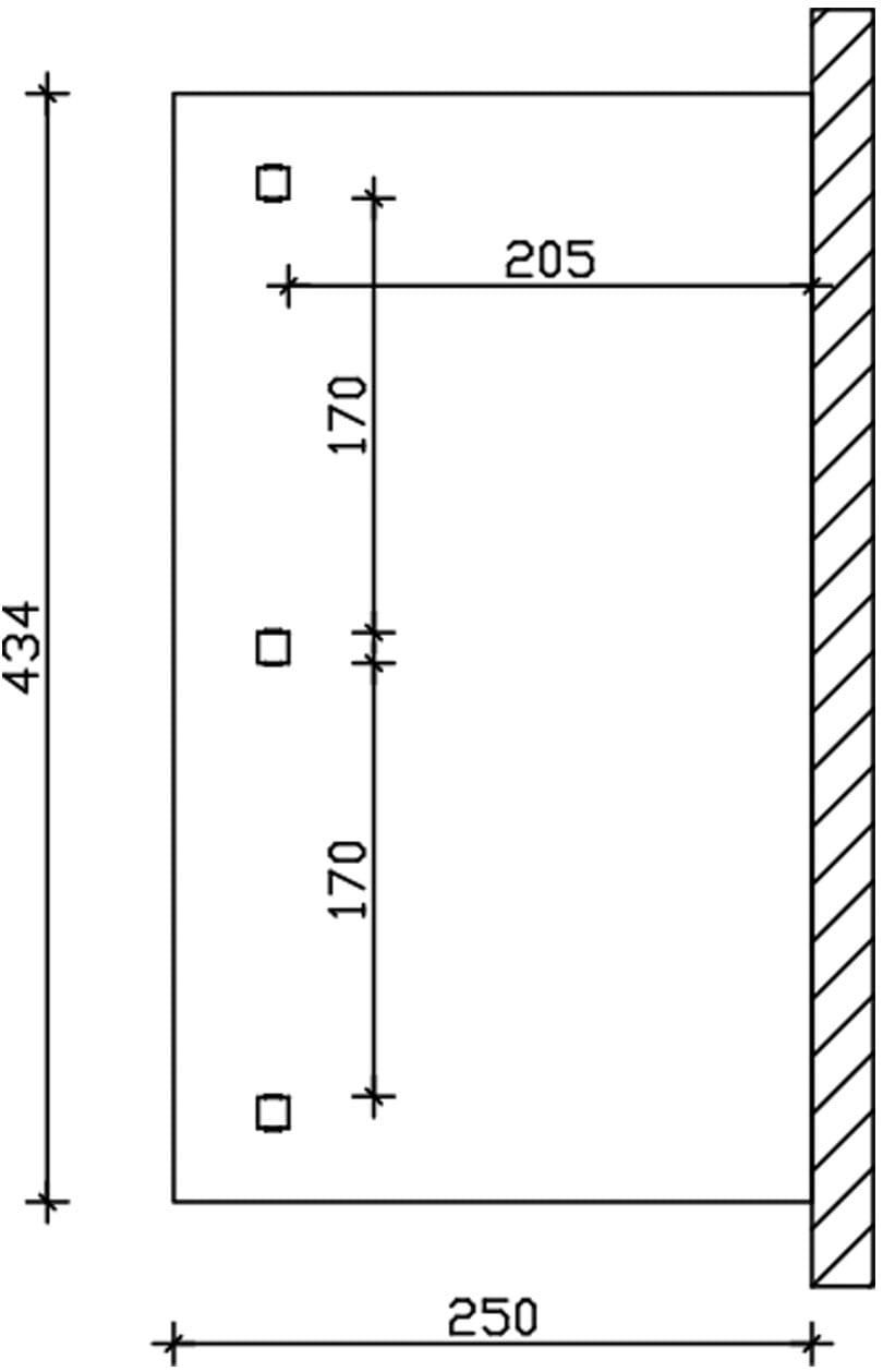 Skanholz Terrassendach »Andria« Leimholz