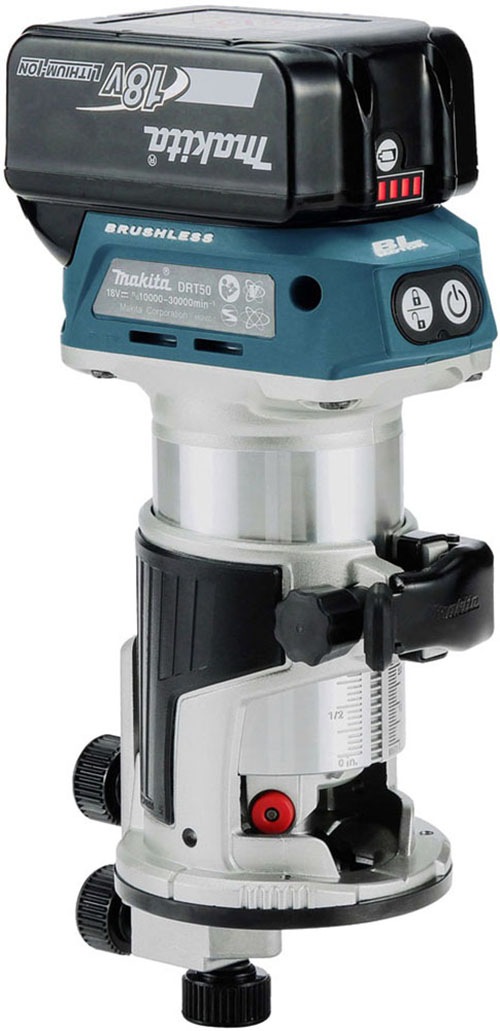 Makita Akku-Multifunktionsfräse »DRT50Z« ohne Akku und Ladegerät