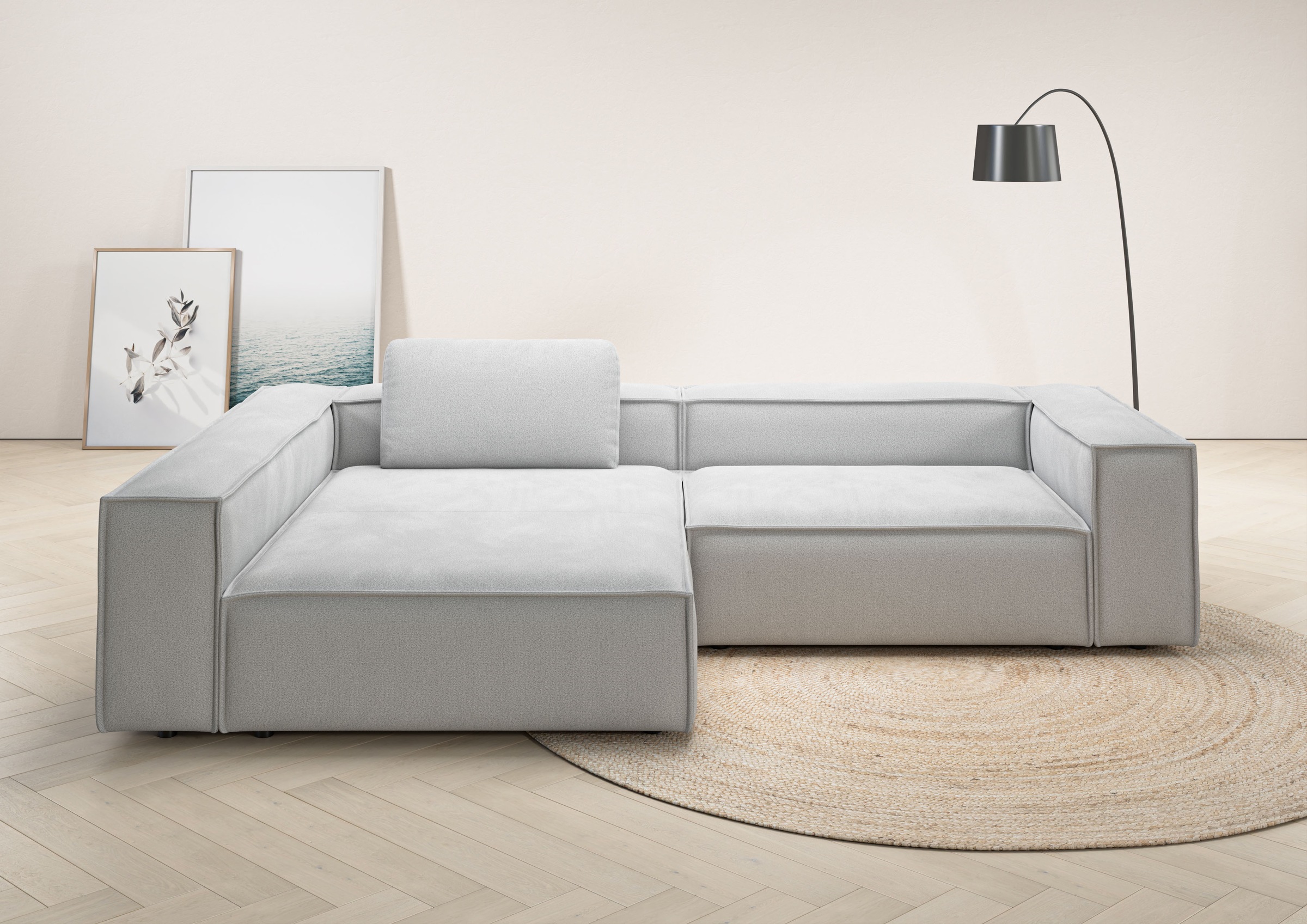 PLACES OF STYLE Ecksofa »Watertown, moderne XXL L-Form, 306 cm breit« Komfo günstig online kaufen