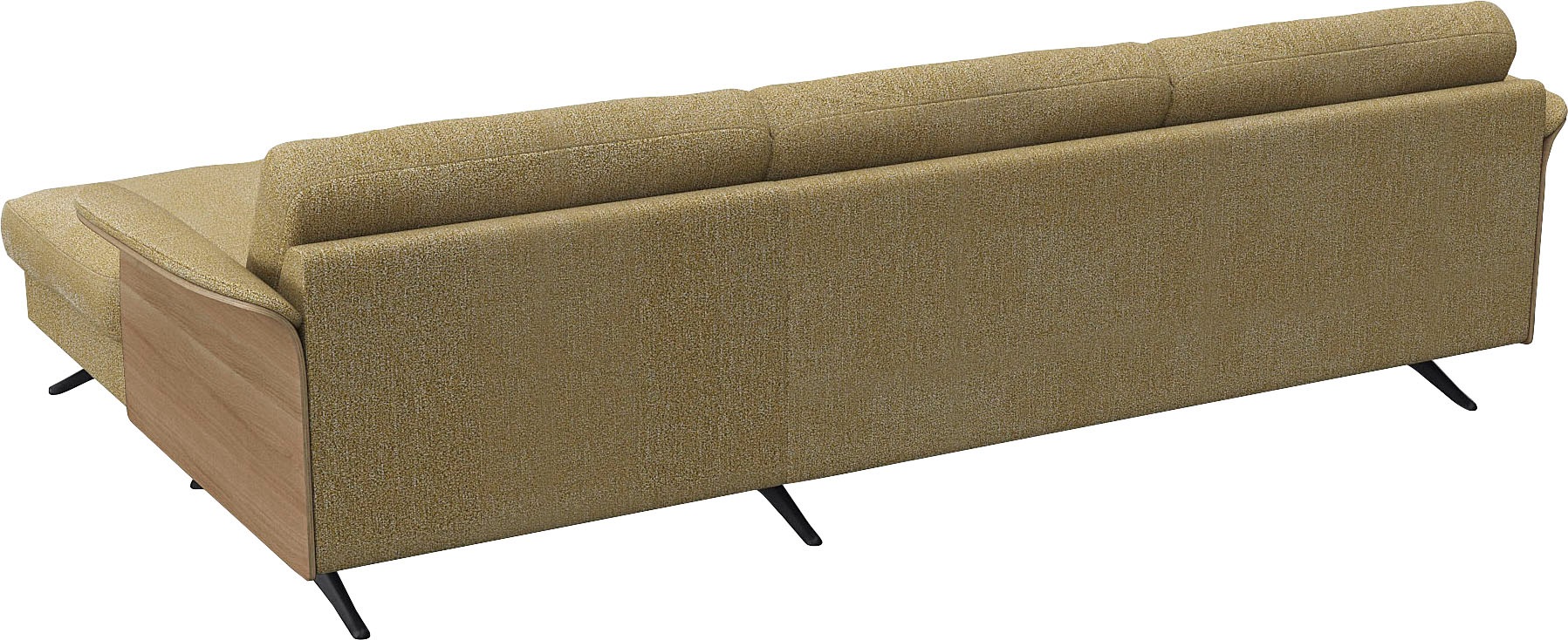 FLEXLUX Ecksofa »Glow, super bequem durch hochwertigem Sitzaufbau mit Federkern, L-Form«, Modernes skandinavisches Design