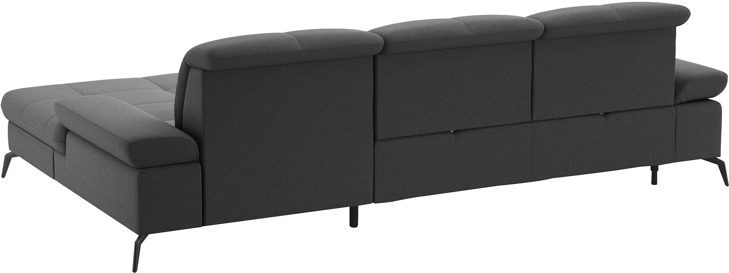 sit&more Ecksofa »Amica«, wahlweise mit Bettfunktion, Bettkasten und Kopfteiverstellung