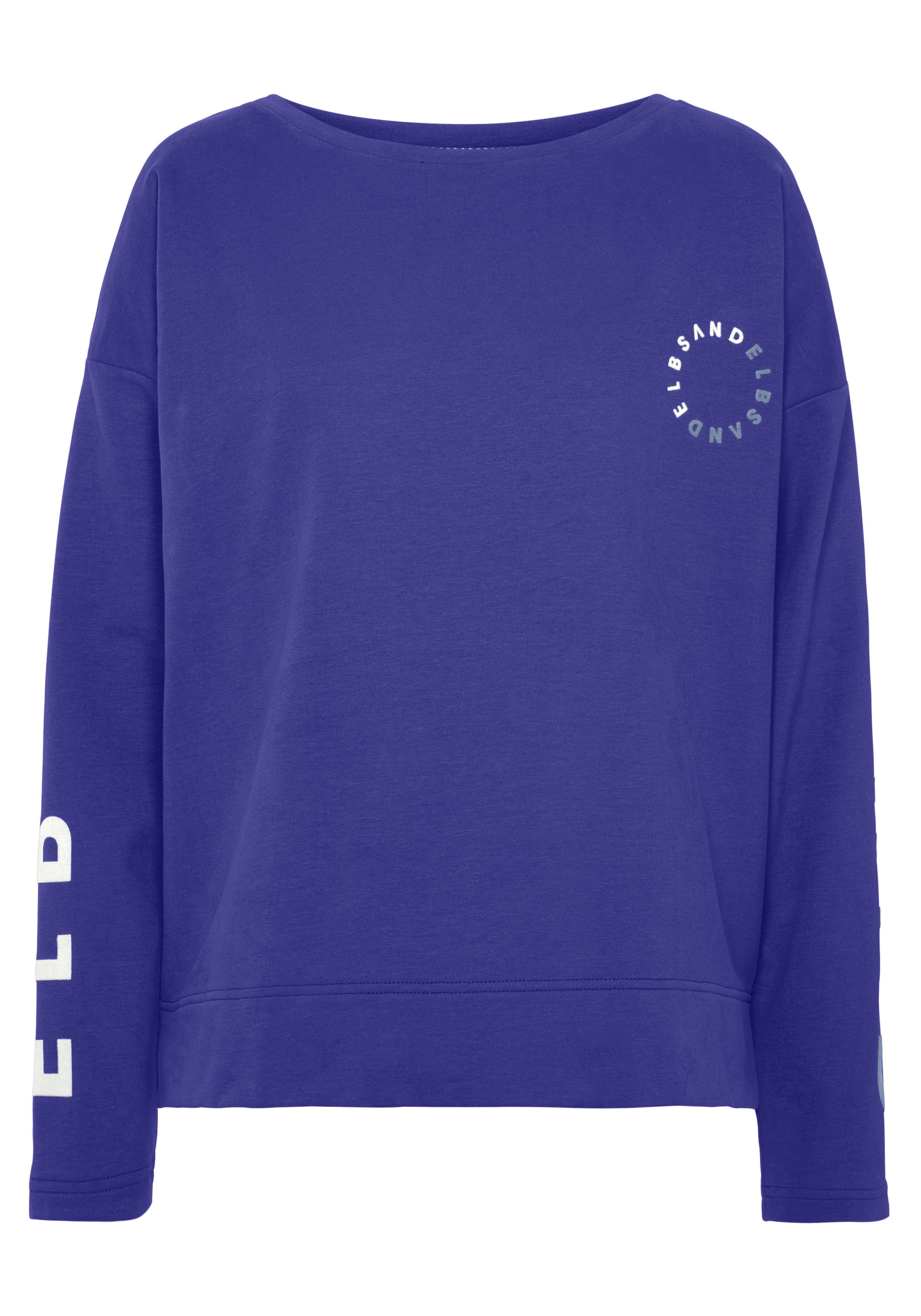 Elbsand Sweatshirt »Anvor«, mit Logoprints auf den Ärmeln, sportlich-casual