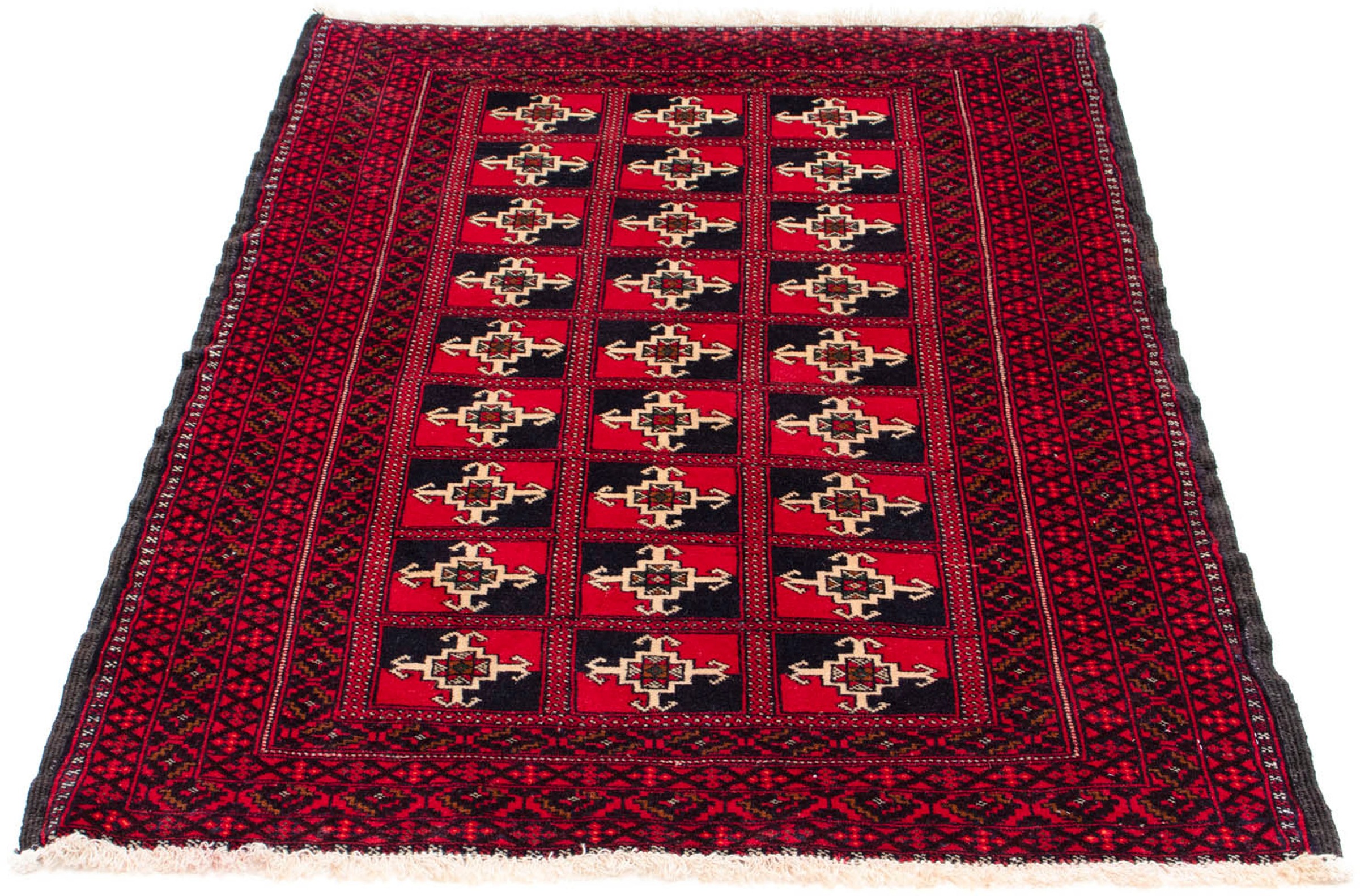 morgenland Orientteppich »Belutsch - 137 x 97 cm - dunkelrot«, rechteckig, günstig online kaufen