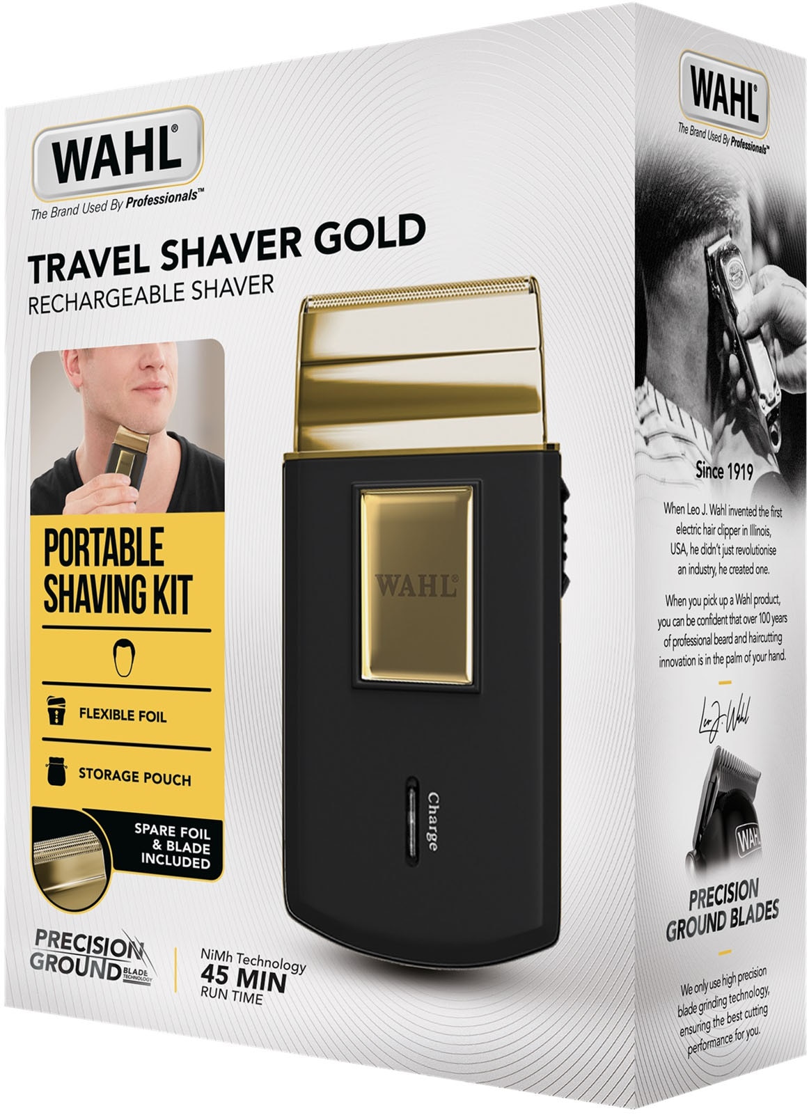 Wahl Elektrorasierer »Travel Shaver«, 8 St. Aufsätze, Kompaktes Design, LED-Ladenanzeige