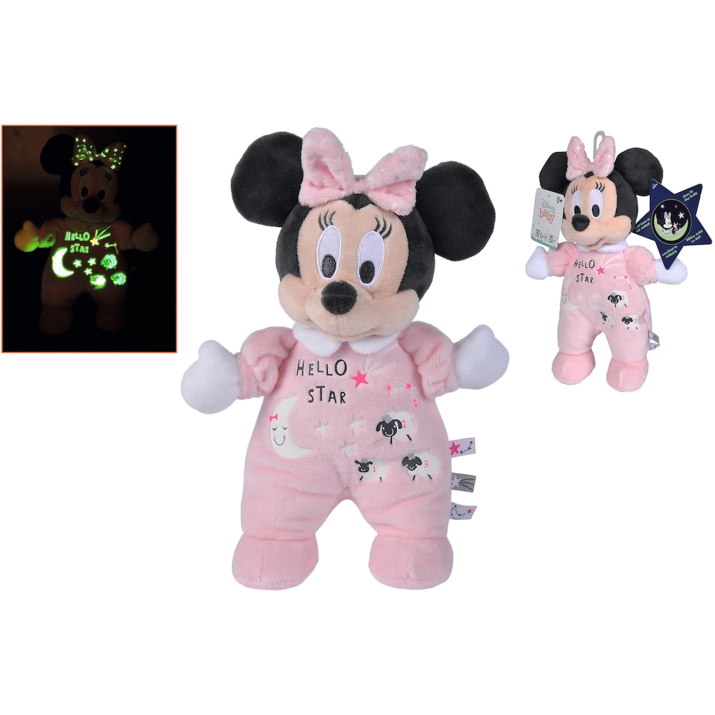 SIMBA Plüschfigur »Disney Minnie Glow in the dark, Starry Night, 25cm«