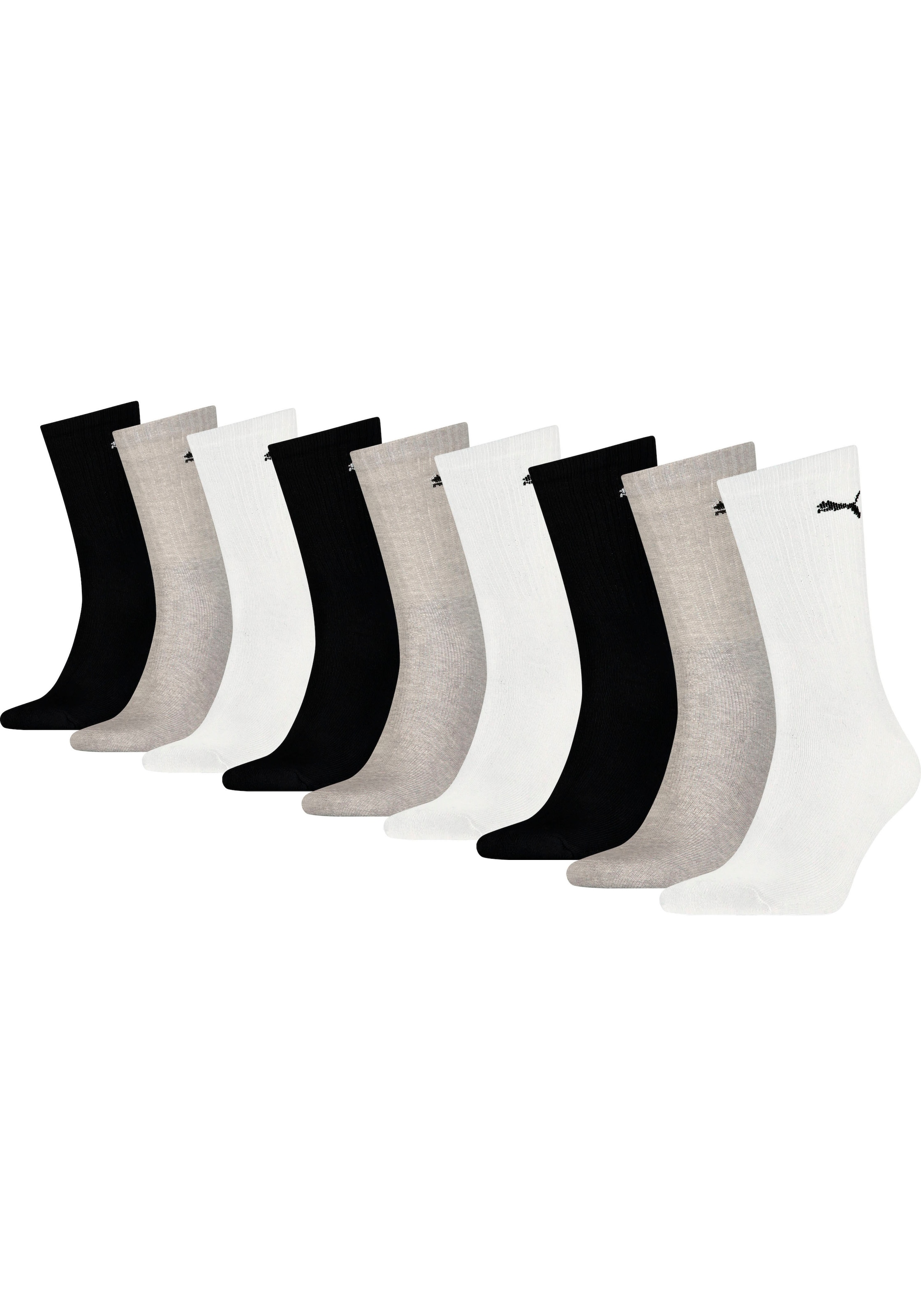 Sportsocken, (9er-Pack), mit klassischer Rippe