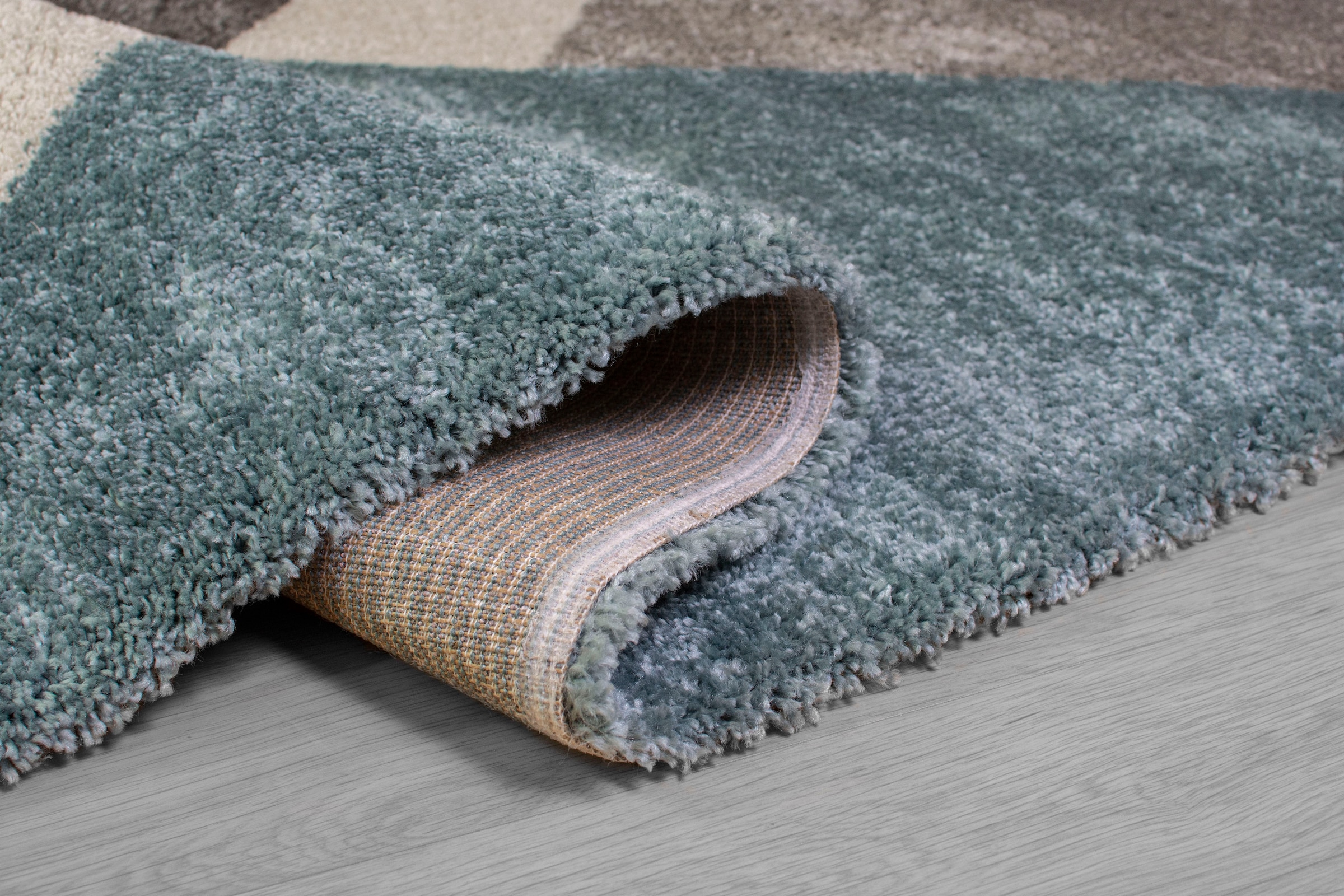 FLAIR RUGS Hochflor-Teppich »Zula«, rechteckig, 30 mm Höhe, modernes Design, geometrisches Muster, pflegeleicht