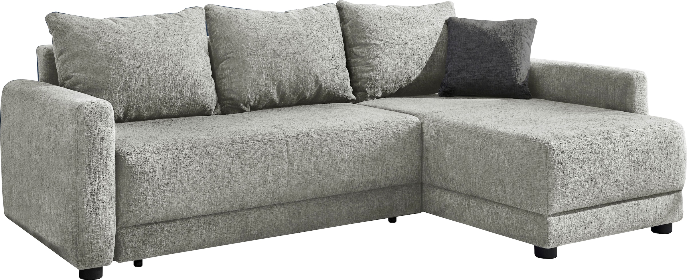 Jockenhöfer Gruppe Ecksofa »Venezia, inklusive Bettfunktion und Bettkasten« Ottomane links oder rechts montierbar, inkl. Rücken- und Zierkissen